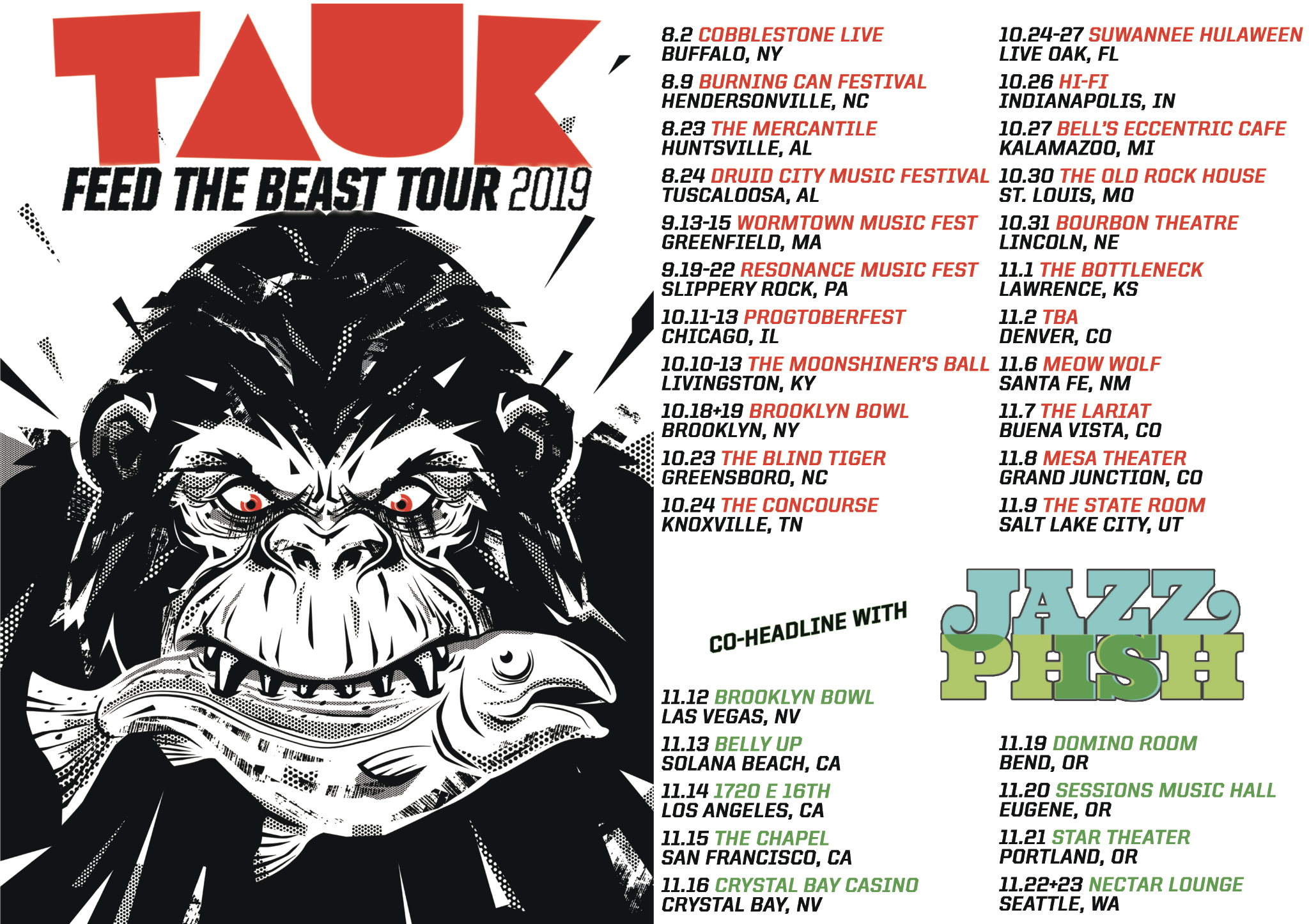 feed the beast tour dates