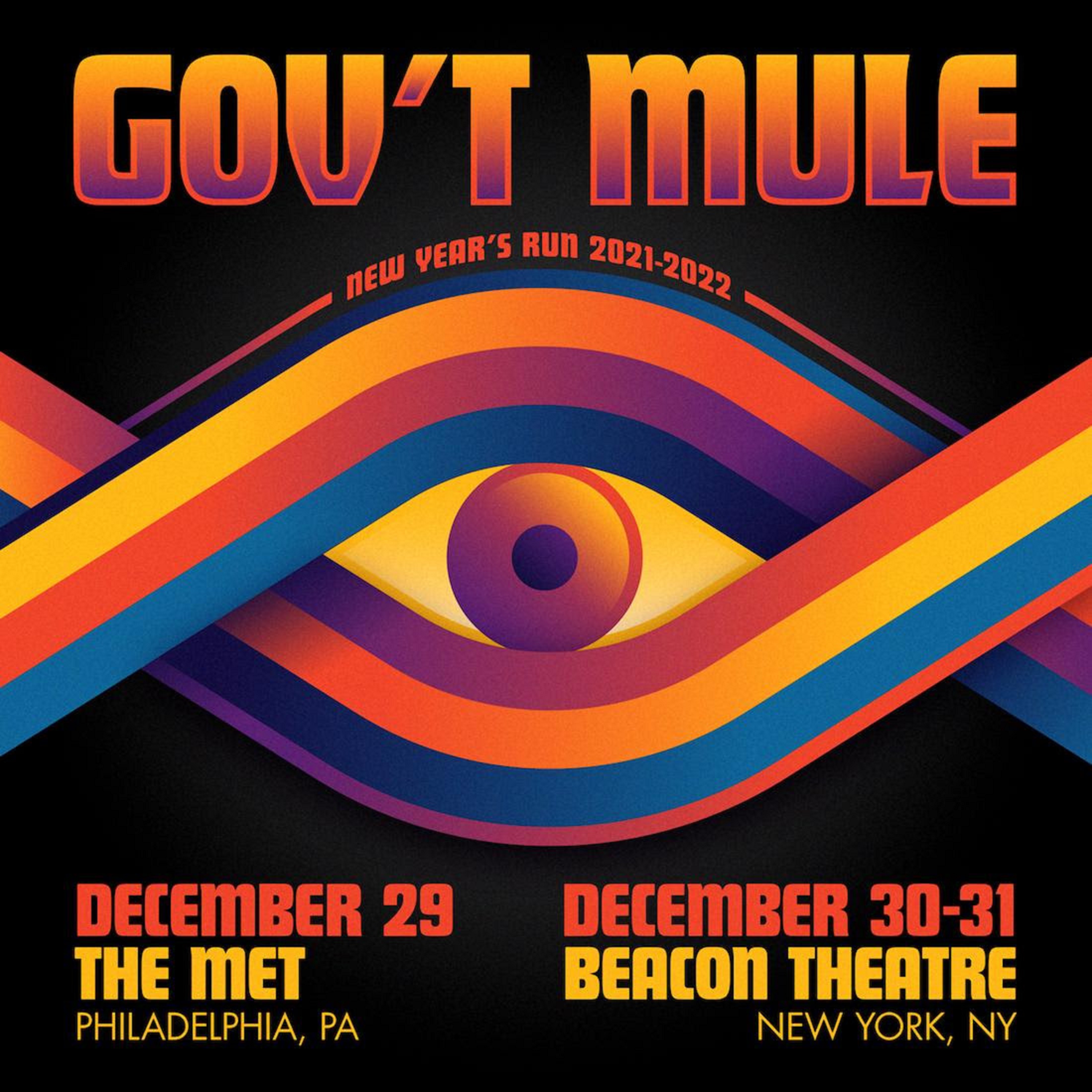 Gov’t Mule Announces 3-Show New Year’s Run in NYC and Philadelphia