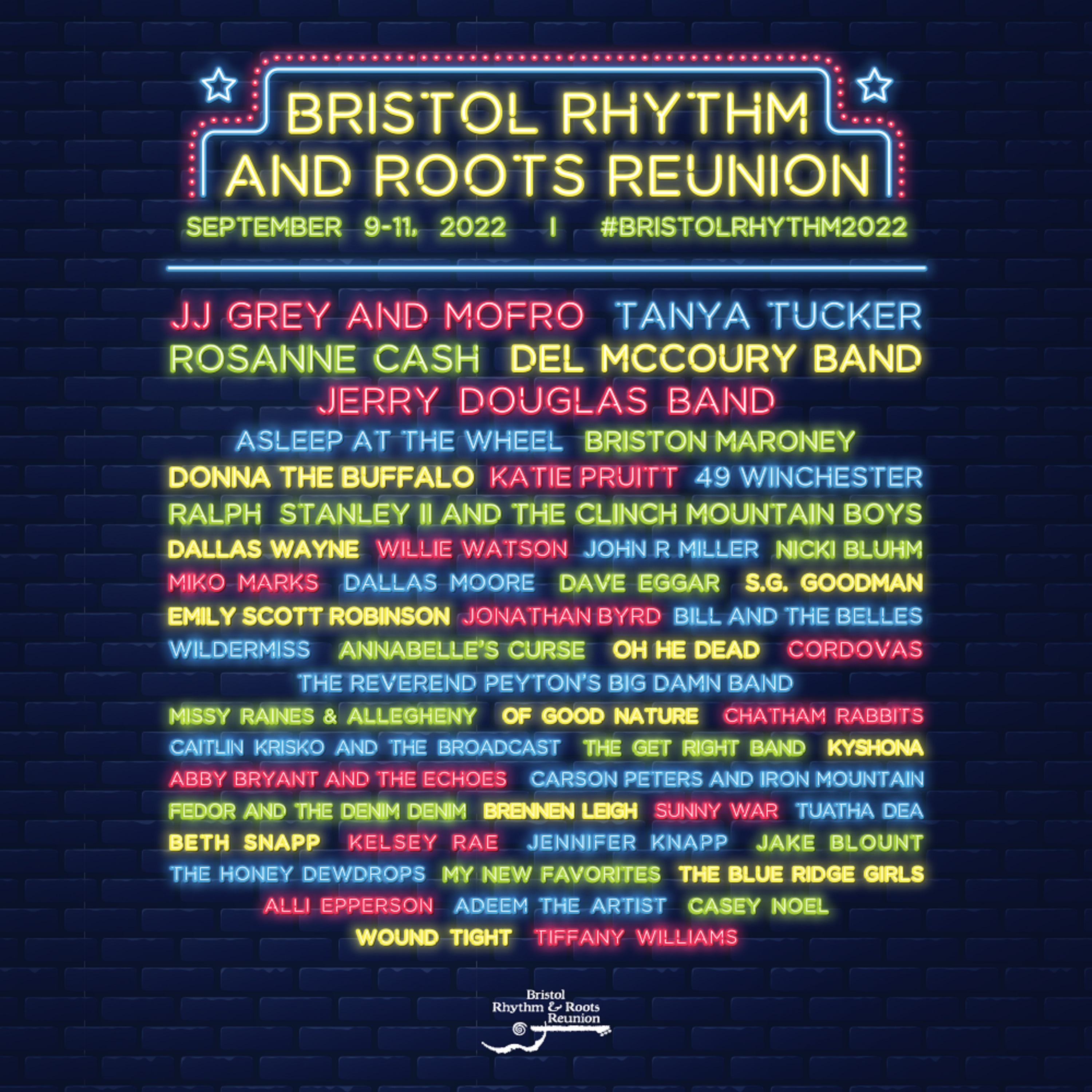 Tanya Tucker, Del McCoury Band, Asleep at the Wheel Coming to Bristol Rhythm & Roots Reunion 2022
