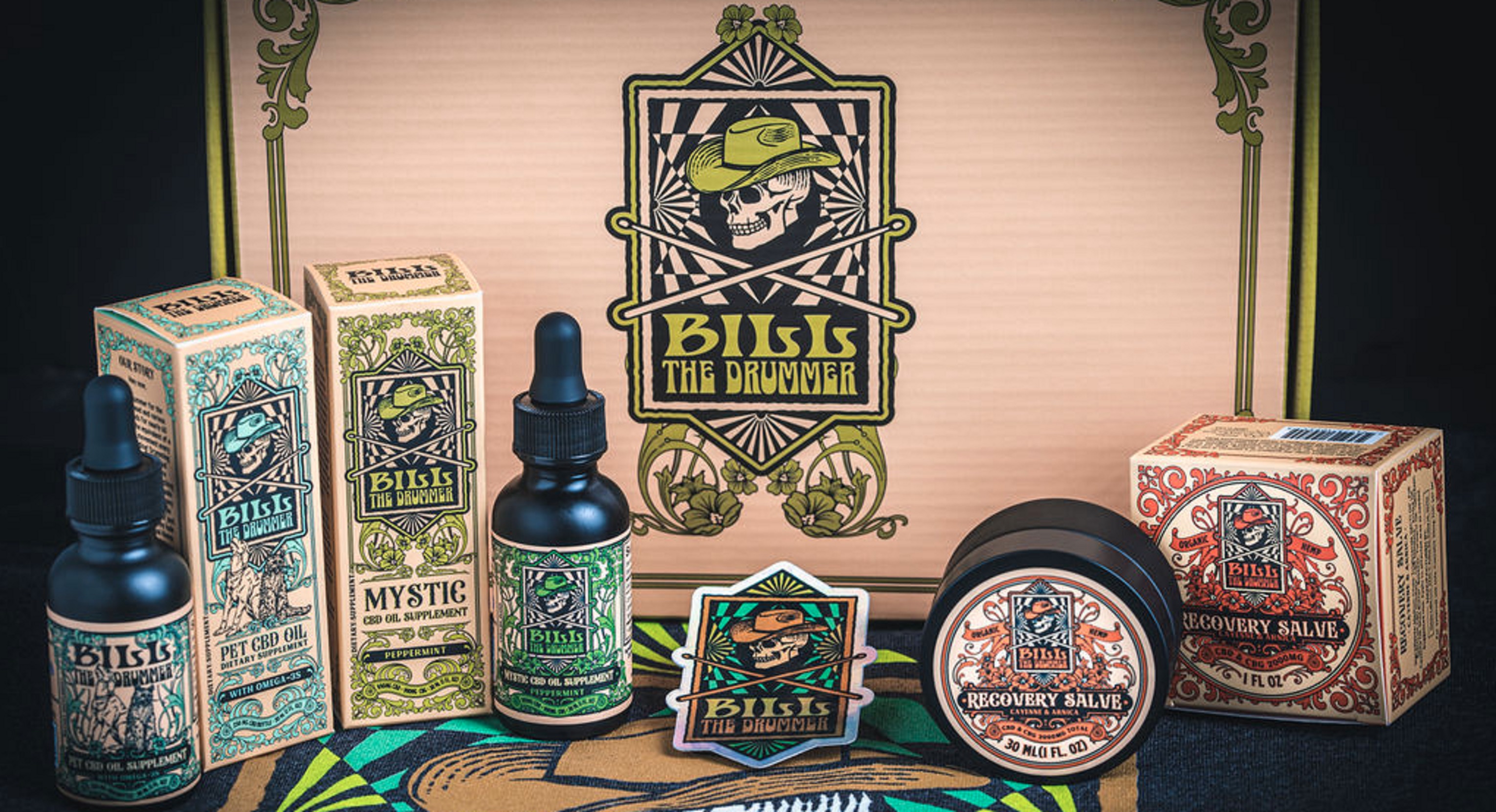 Billy Kreutzmann and Kauai Hemp Company Announce Father's Day CBD Line: Bill the Drummer