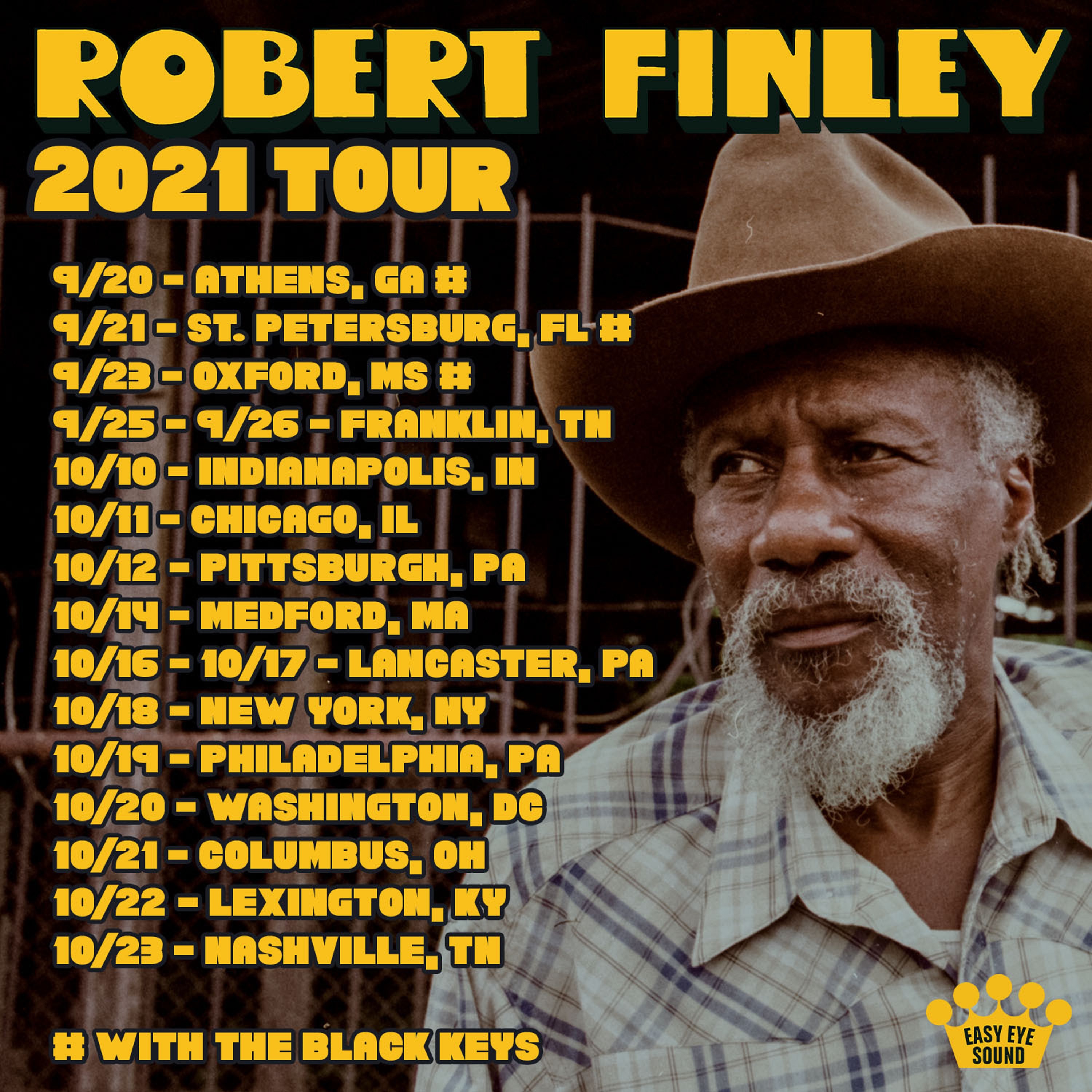 Robert Finley announces fall 2021 tour and premieres "I Can Feel Your Pain"