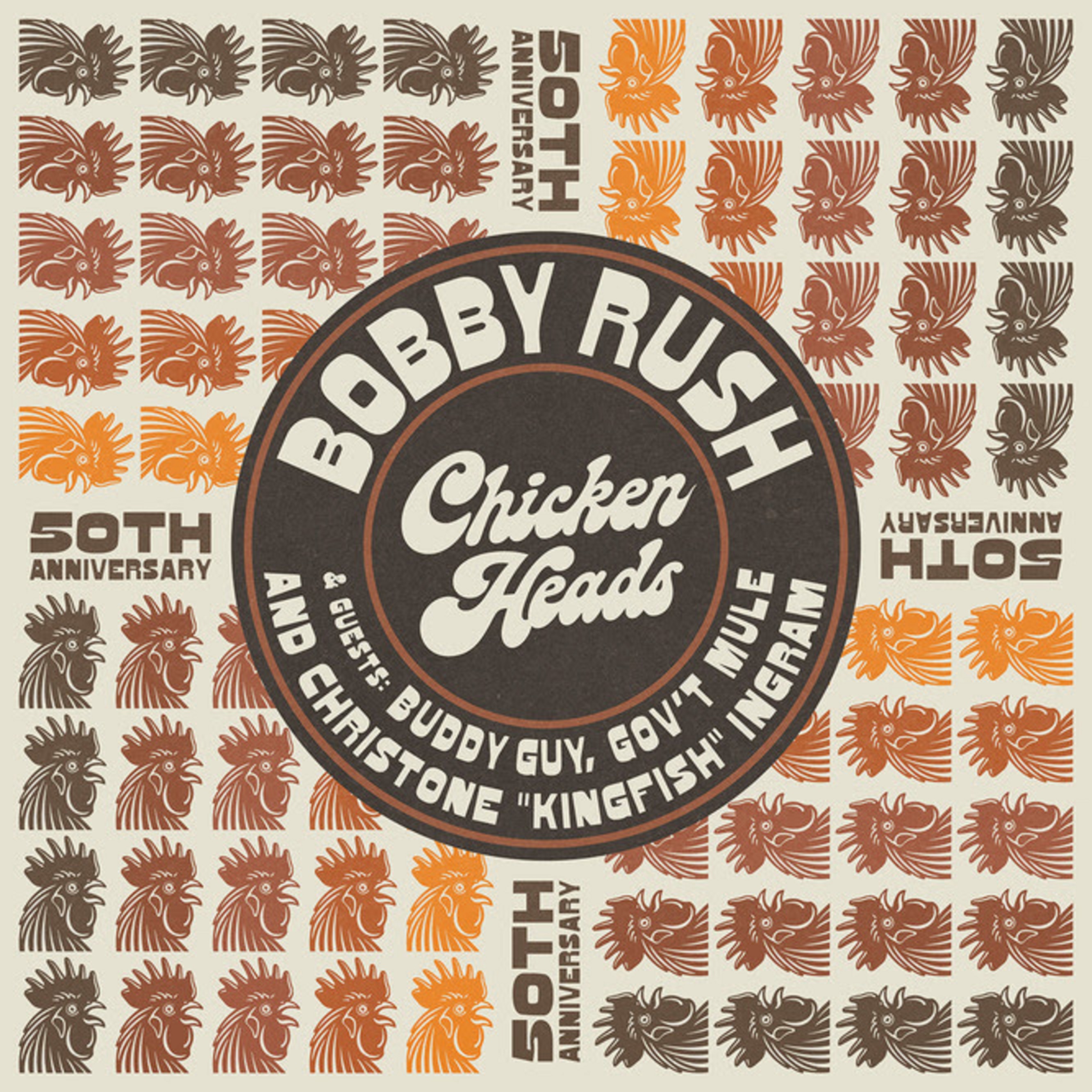 FOR THE 50th ANNIVERSARY OF BOBBY RUSH’S SONG “CHICKEN HEADS,” GRAMMY WINNER ENLISTS HELP FROM BLUES TITANS BUDDY GUY, GOV’T MULE, AND CHRISTONE “KINGFISH” INGRAM FOR VINYL EP
