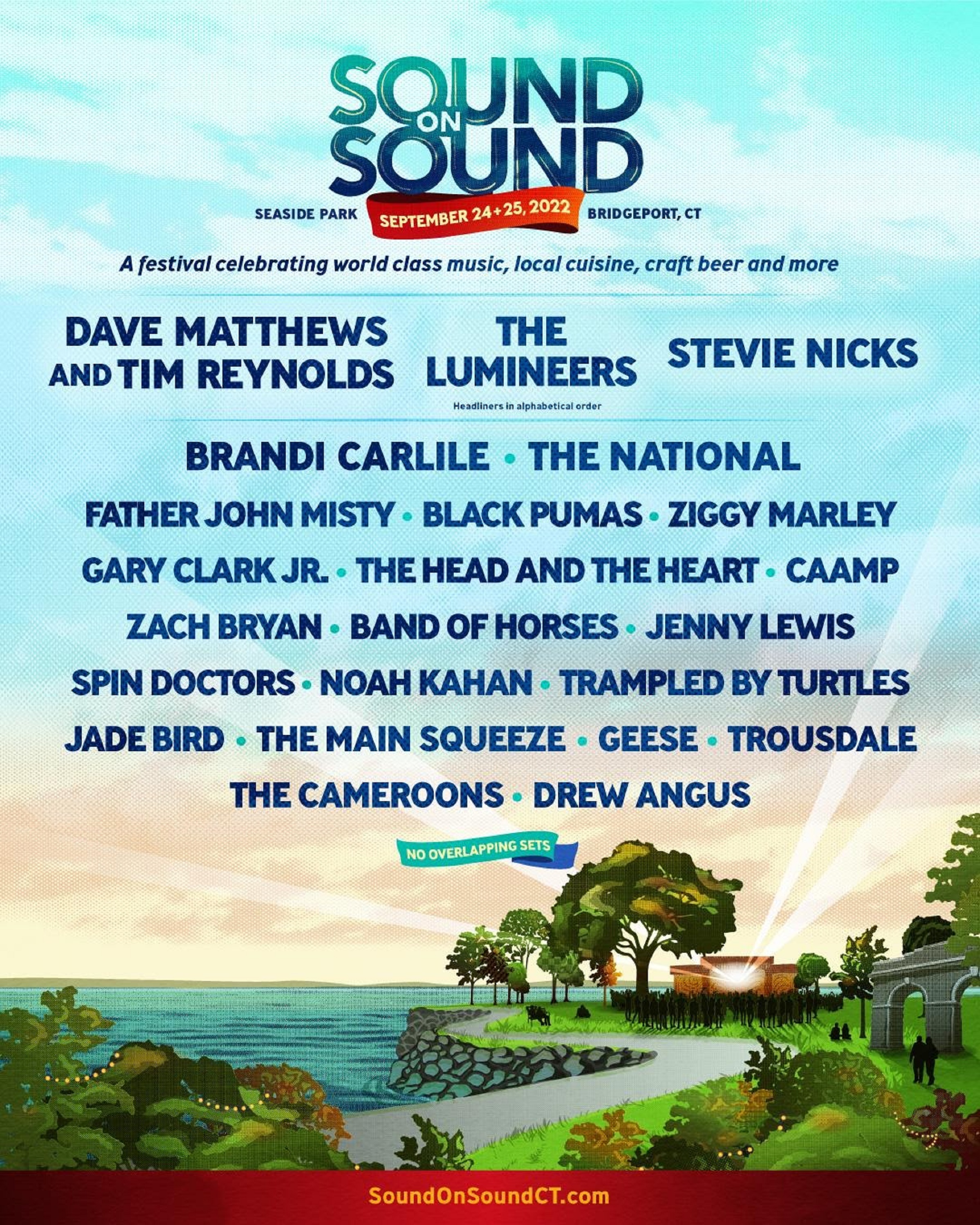 Sound On Sound lineup announcement: Dave Matthews & Tim Reynolds, Stevie Nicks, The Lumineers, Brandi Carlile