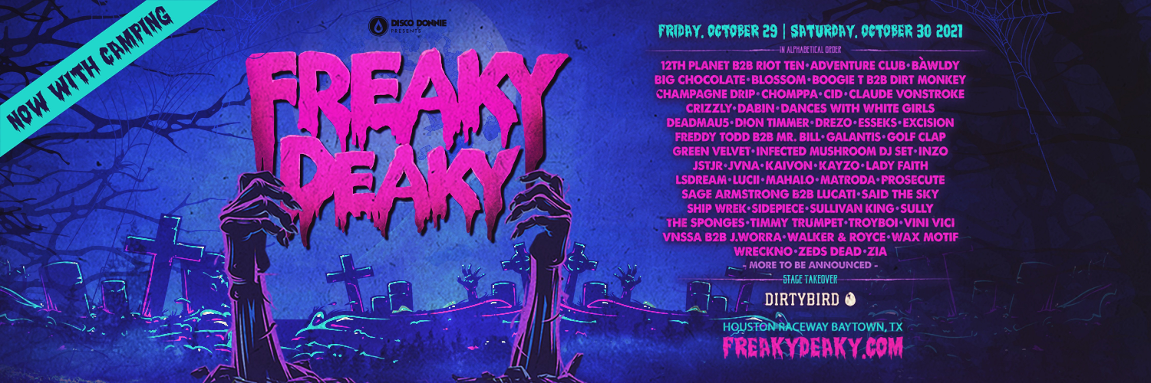 FREAKY DEAKY 2021 ANNOUNCES FESTIVAL LINEUP FEATURING 50+ ARTISTS