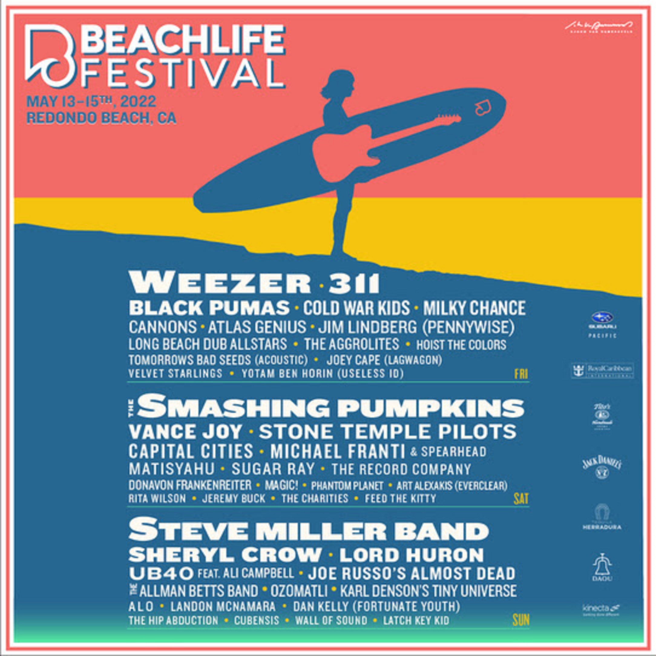 BeachLife Festival Announces Eclectic Lineup Of Renowned Music Artists