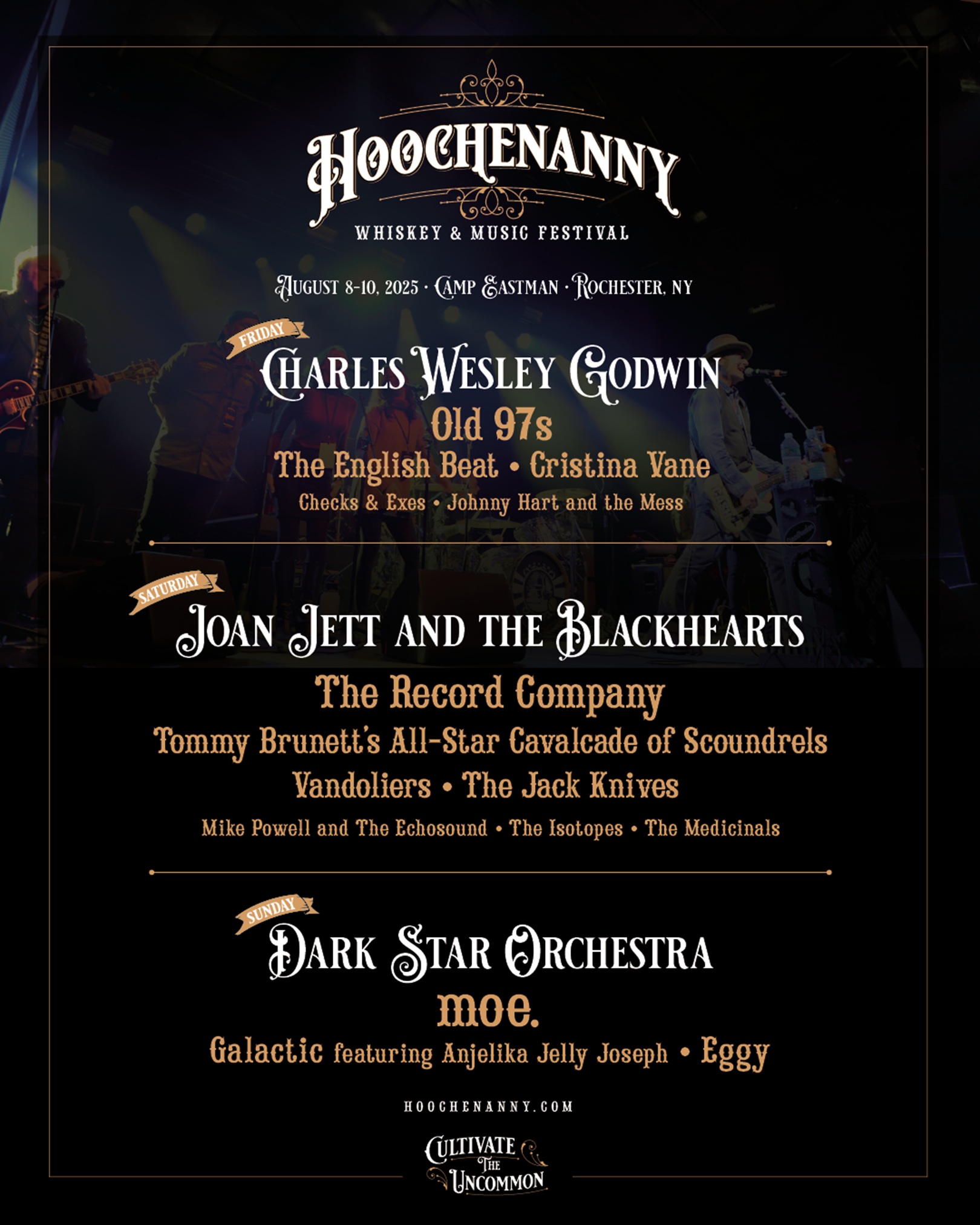 Hoochenanny Whiskey & Music Festival Welcomes Five Regional Bands to Expanded 2025 Lineup