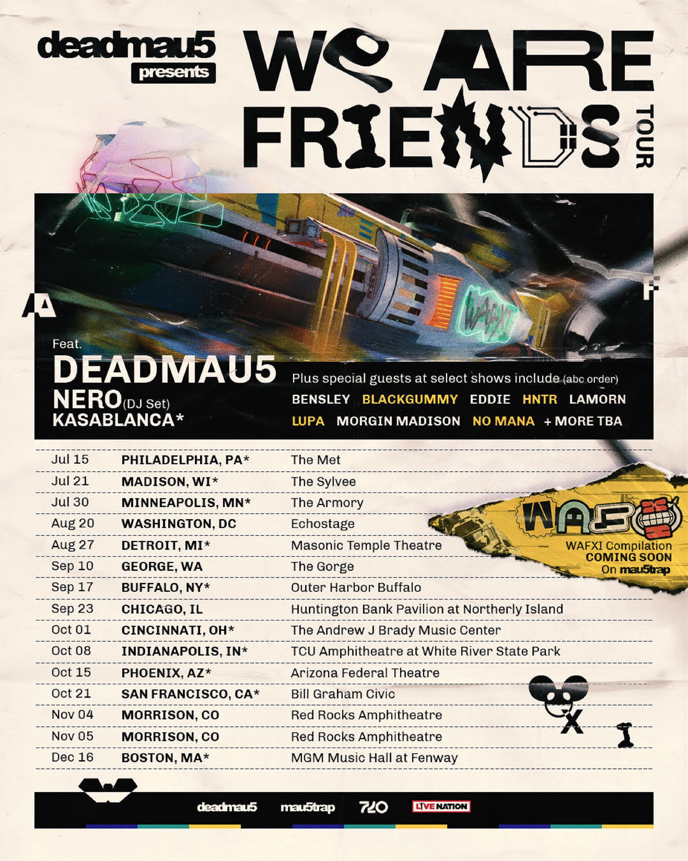 deadmau5 Presents We Are Friends National U.S. Tour Launching July 15 in Philadelphia