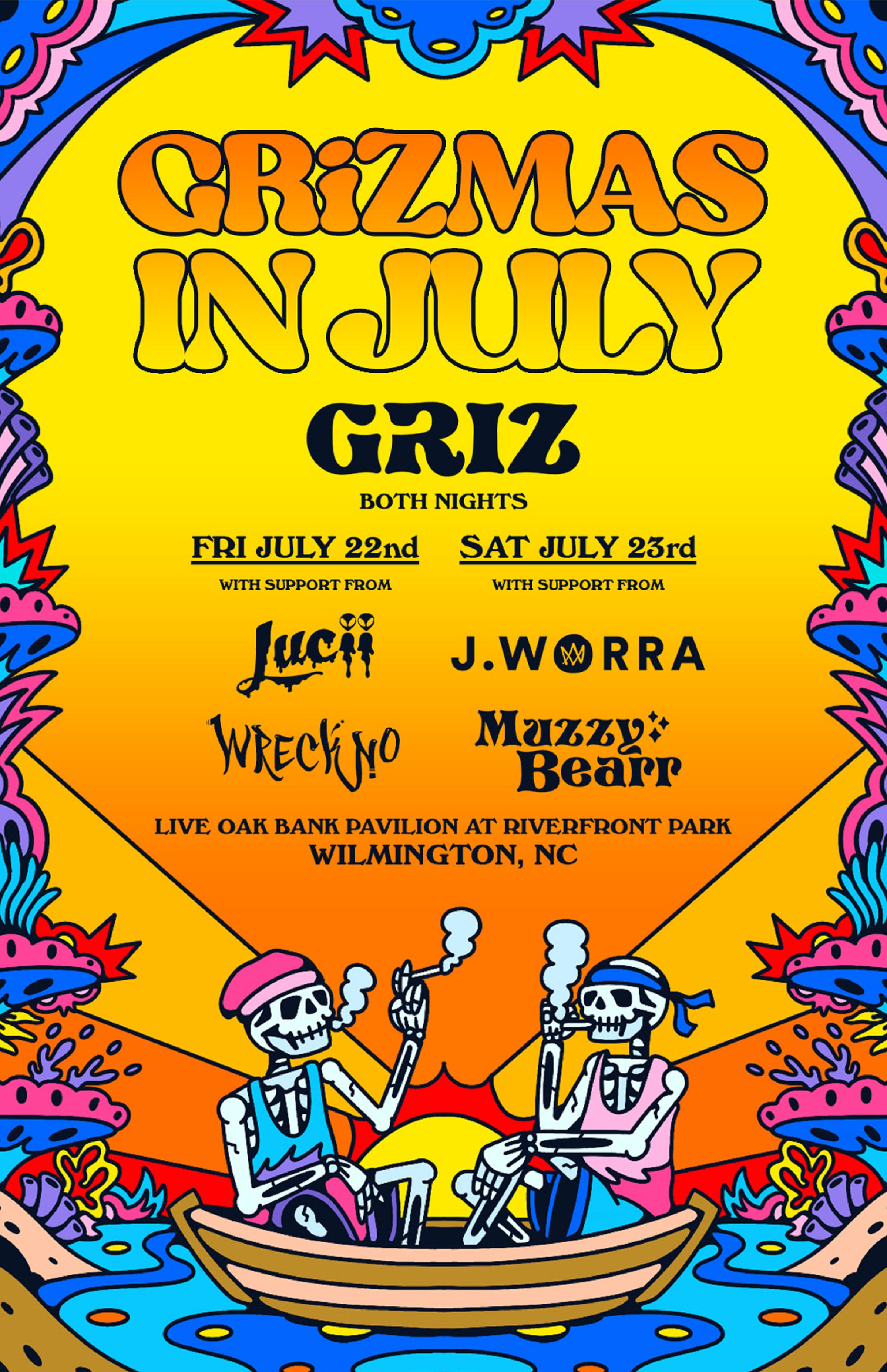GRiZ Announces Return of 'GRiZMAS In July' on July 22nd & 23rd at Riverfront Park Amphitheater