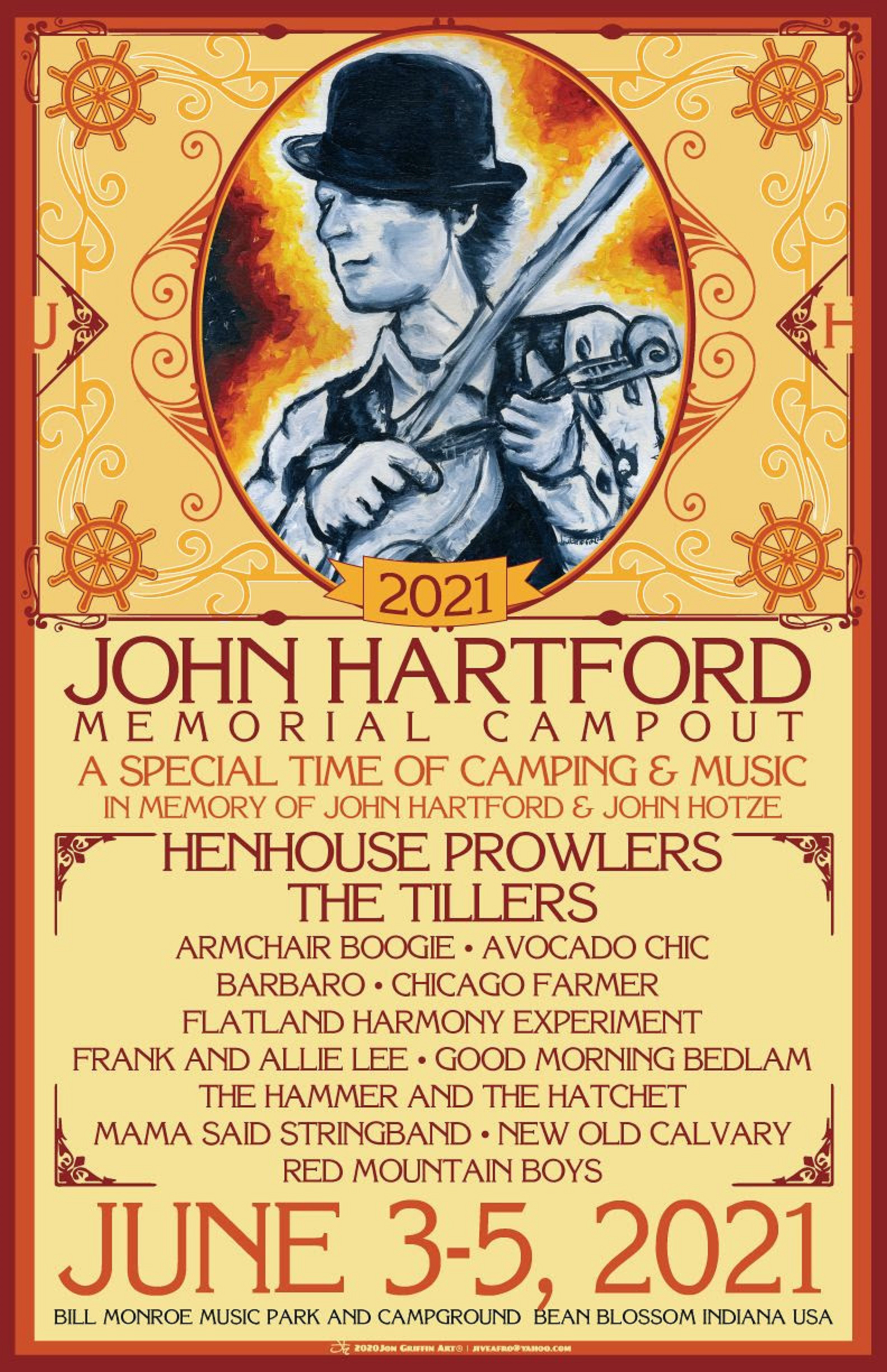 John Hartford Memorial Campout coming up in just 2 weeks