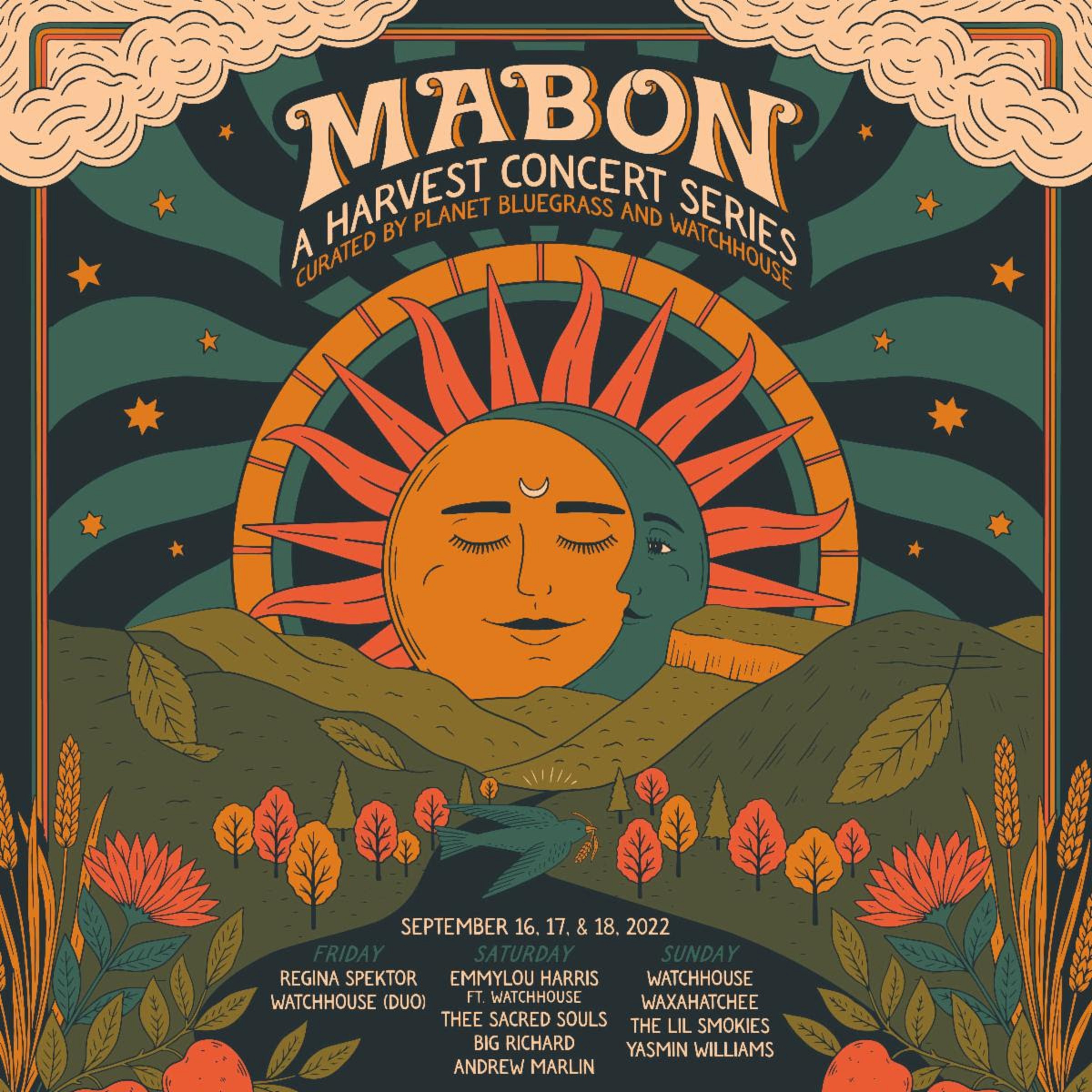 Planet Bluegrass Announces Mabon, A Watchhouse-curated Autumn Equinox Concert Series