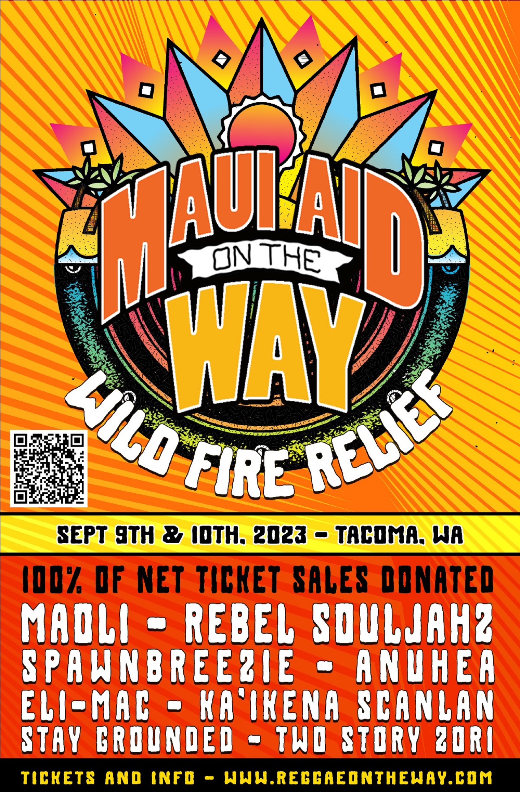 REGGAE ON THE WAY PRESENTS "MAUI AID ON THE WAY: WILD FIRE RELIEF CONCERT"