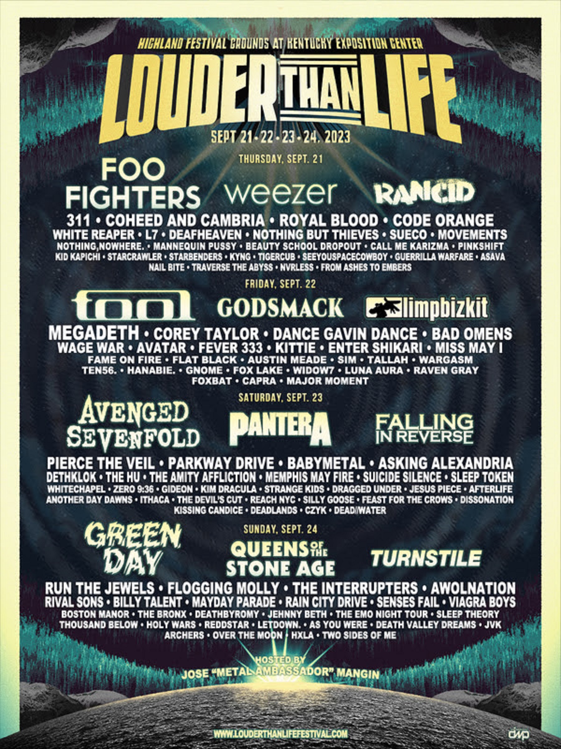 America’s Biggest Rock Festival Louder Than Life Announces Music Set Times