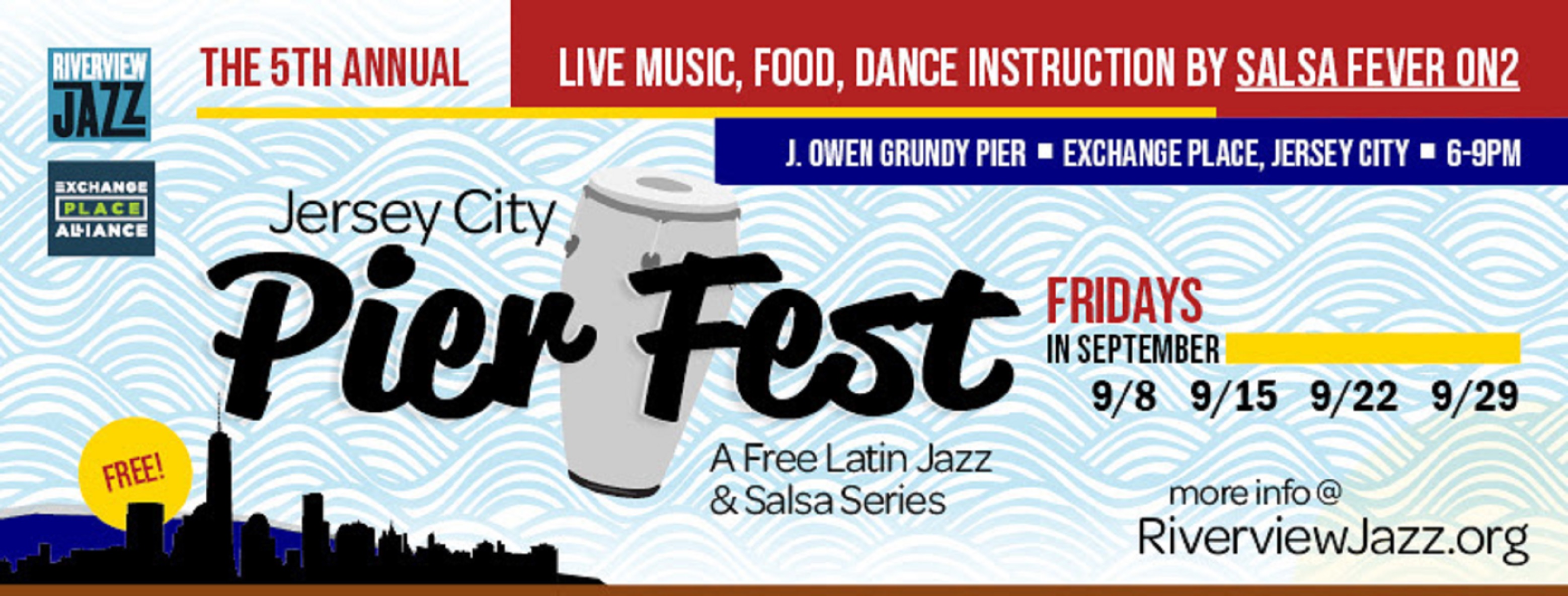 Pier Fest Returns to Jersey City with Latin Jazz & Salsa Series