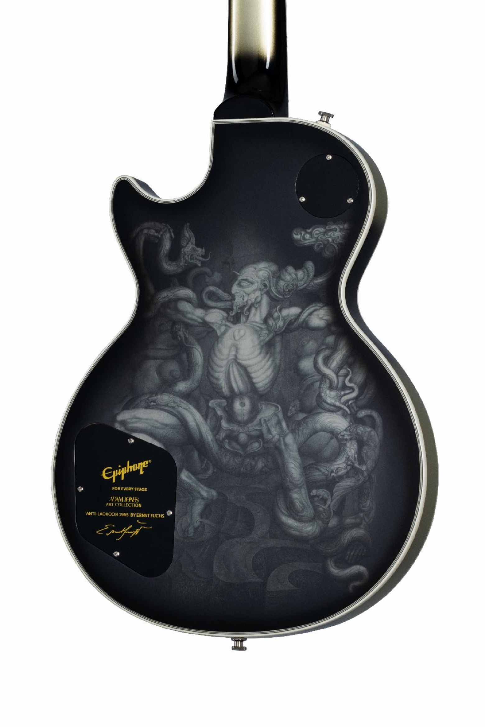 Epiphone: Adam Jones Les Paul Custom Art Collection Unveils Ernest Fuch’s “ANTI-LAOKOON 1965”