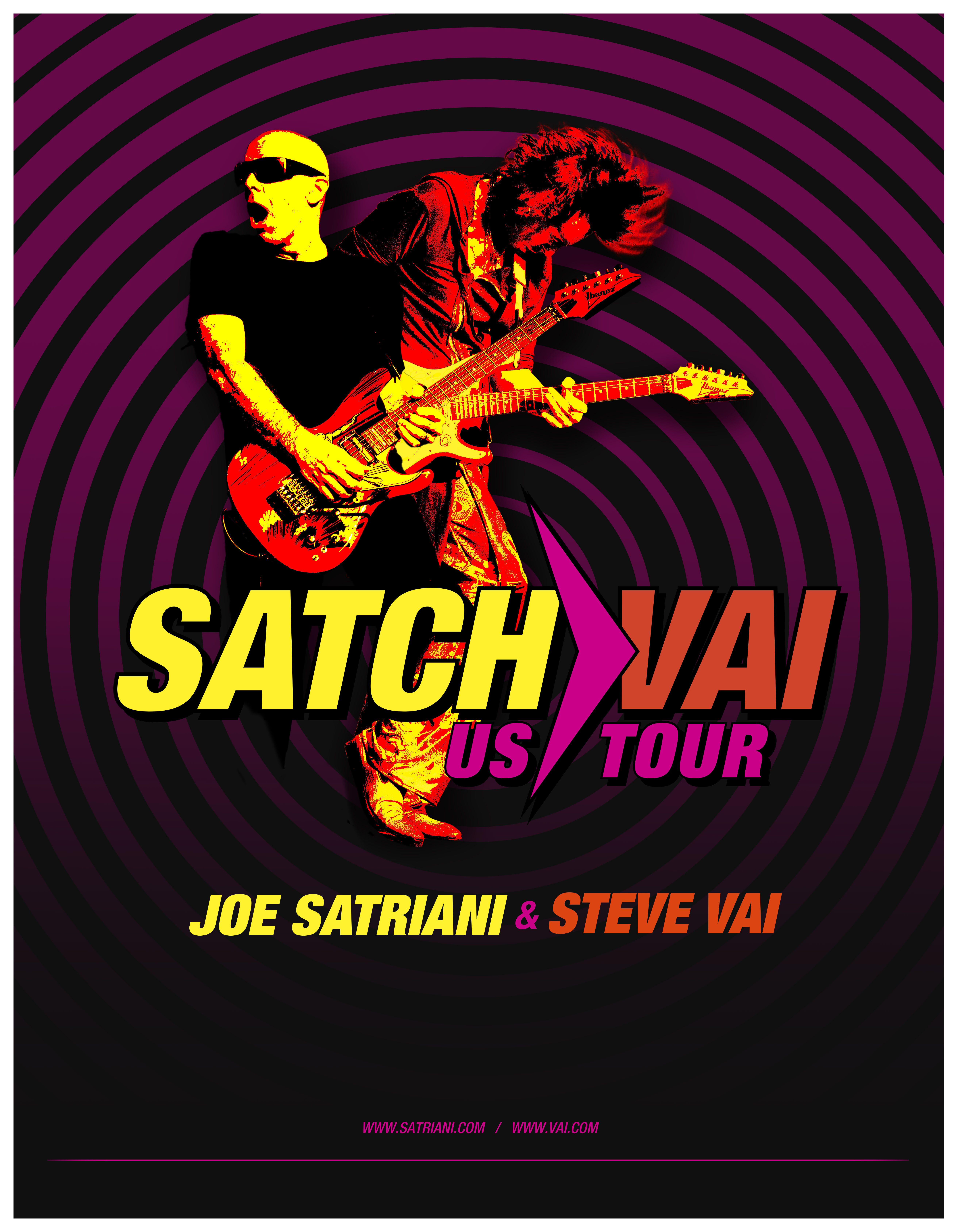 JOE SATRIANI & STEVE VAI Announce Spring U.S. Duo Tour