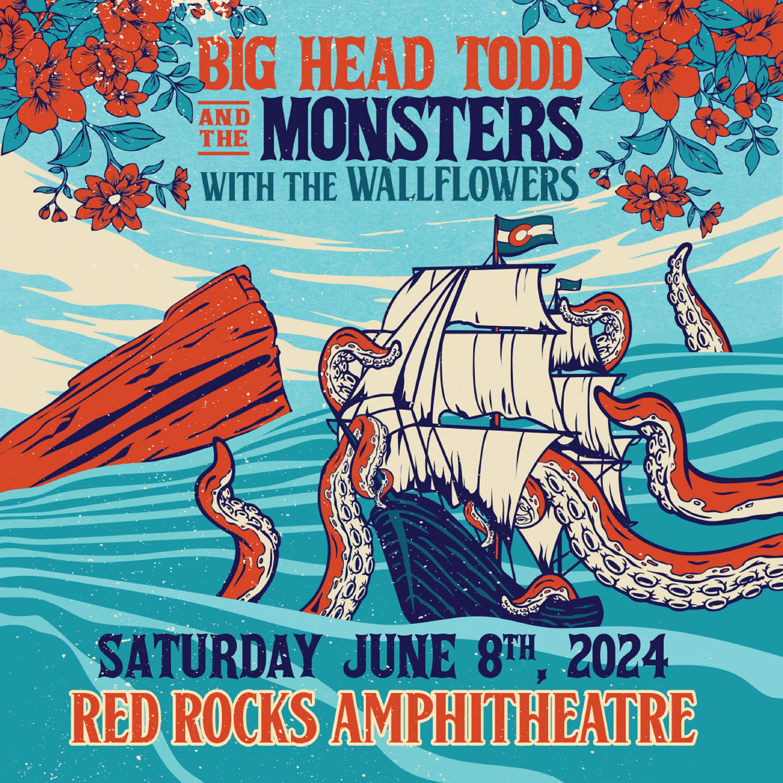 BIG HEAD TODD & THE MONSTERS ANNOUNCE ANNUAL RED ROCKS SHOW - JUNE 8, 2024 WITH THE WALLFLOWERS