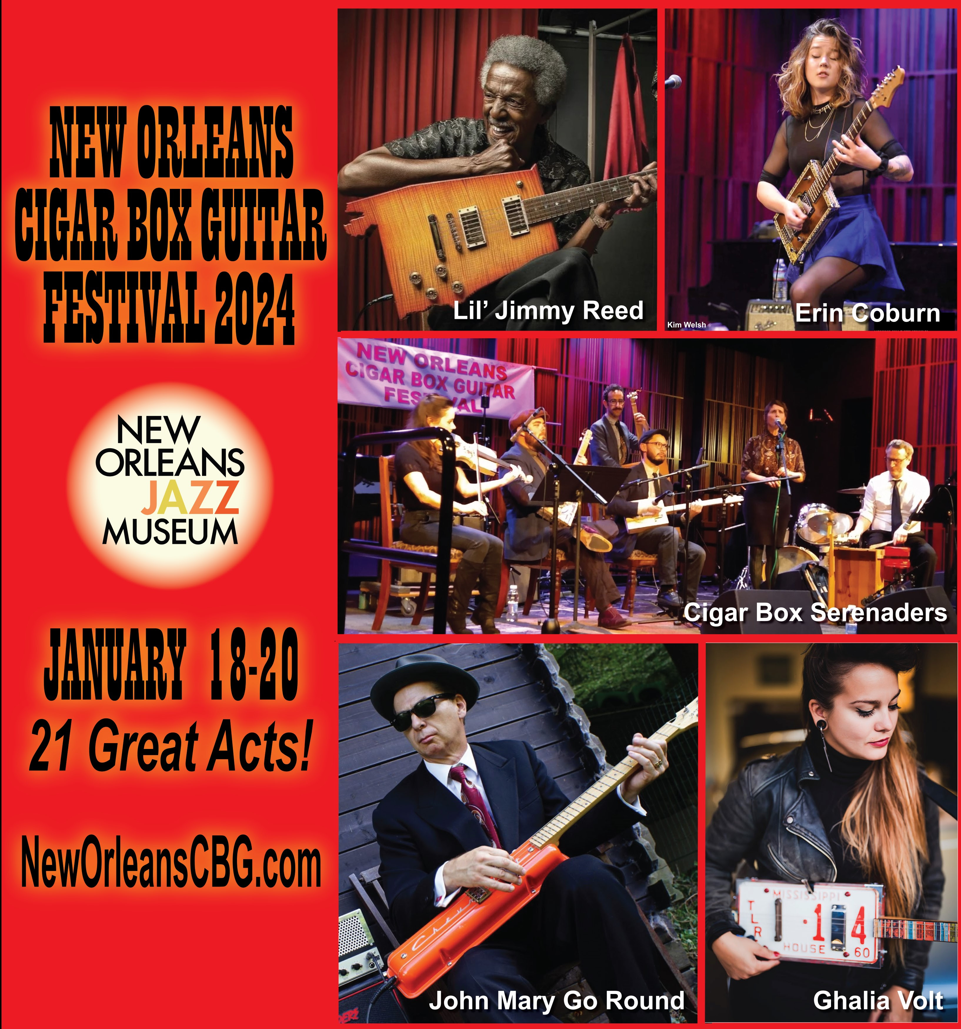 8th Annual New Orleans Cigar Box Guitar Festival Returns to New Orleans Jazz Museum