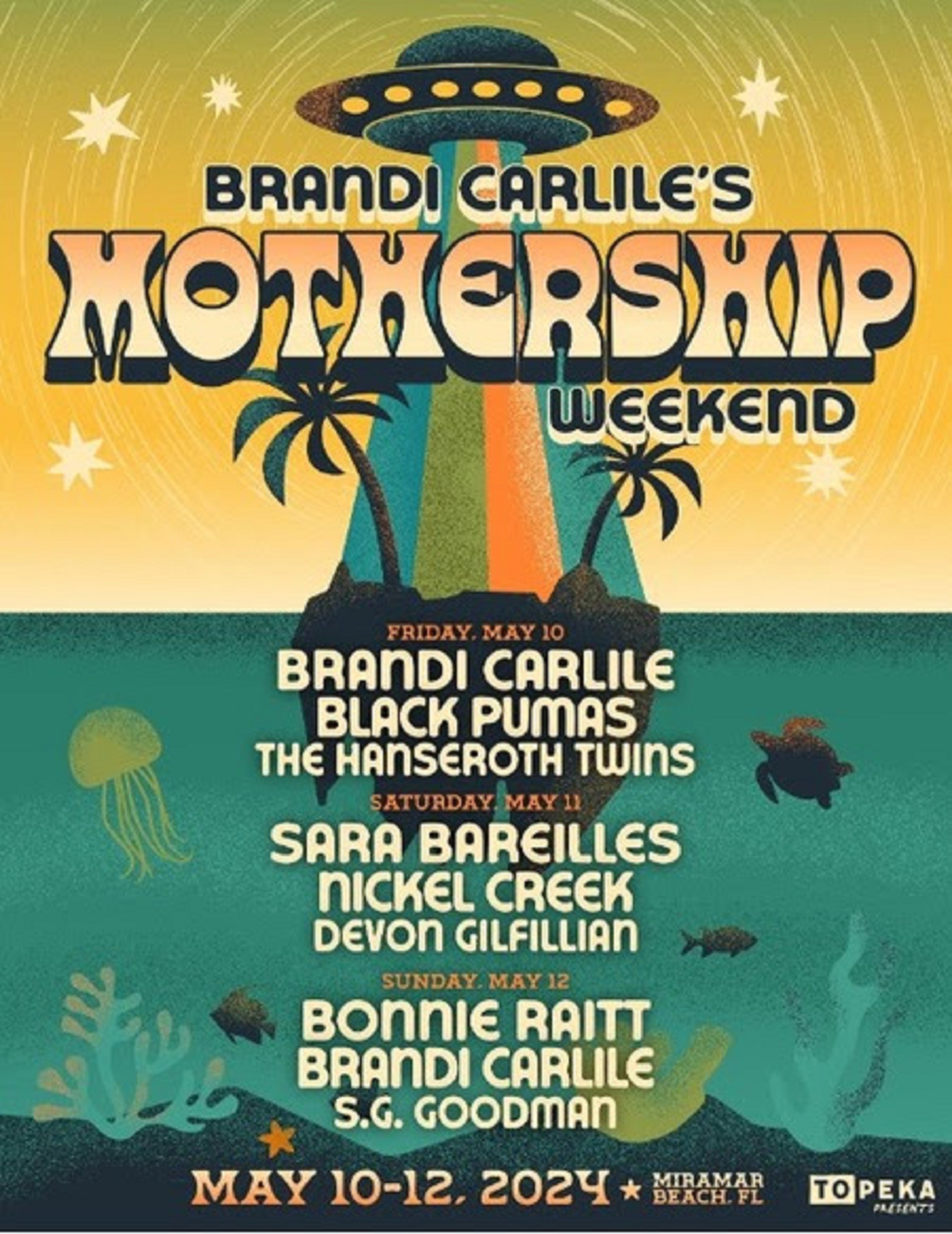 Brandi Carlile's "Mothership Weekend" returning in 2024