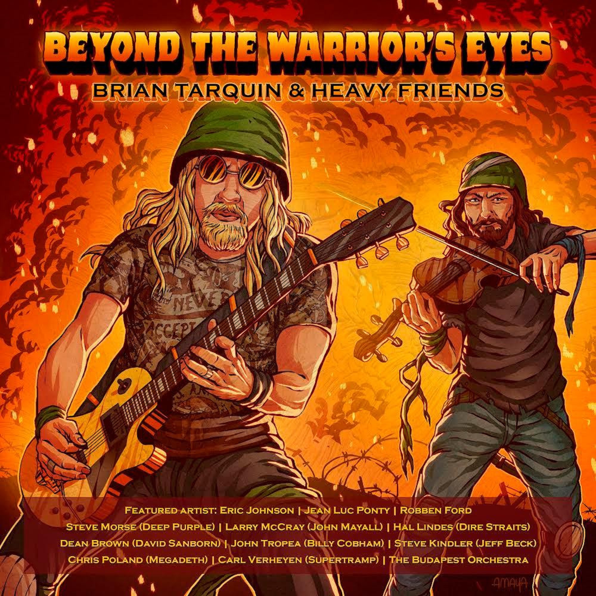 “Beyond The Warrior’s Eyes” By Brian Tarquin & his Heavy Friends