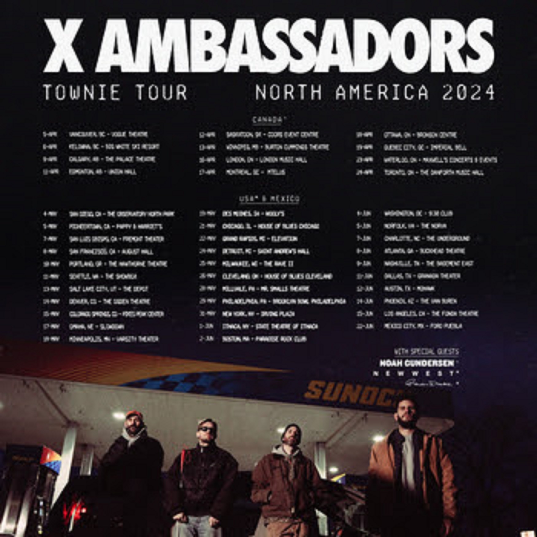X Ambassadors confirm extensive North American headline tour