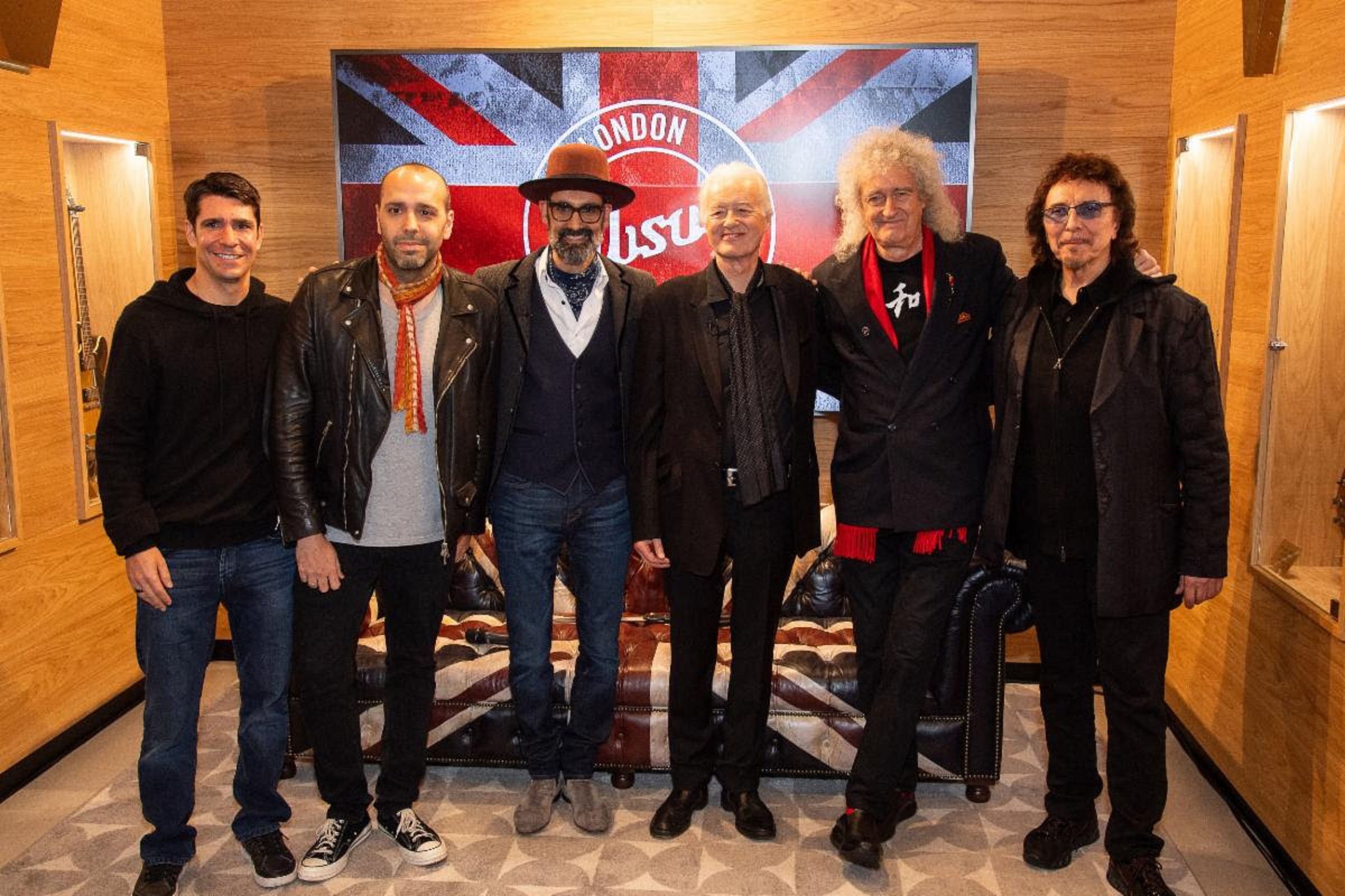 Gibson Garage London: Jimmy Page, Tony Iommi, Sir Brian May, James Bay, and More Celebrate Groundbreaking Flagship Store in London, Public Grand Opening on Saturday, February 24