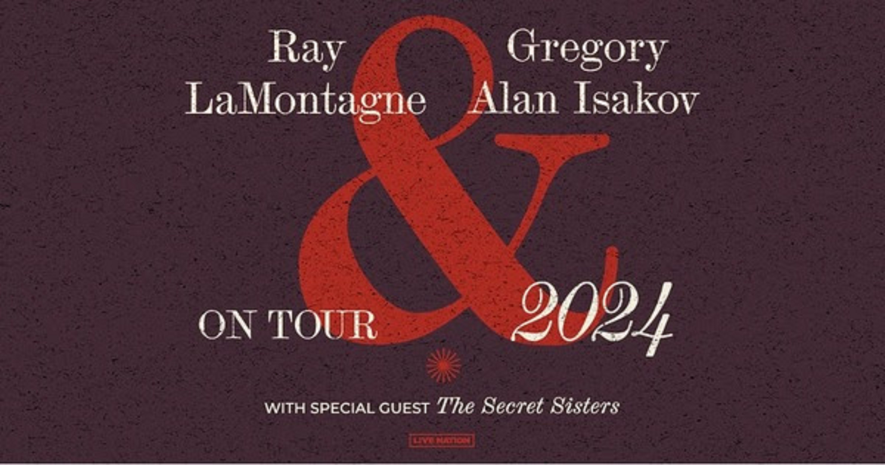 Ray LaMontagne and Gregory Alan Isakov announce fall tour together