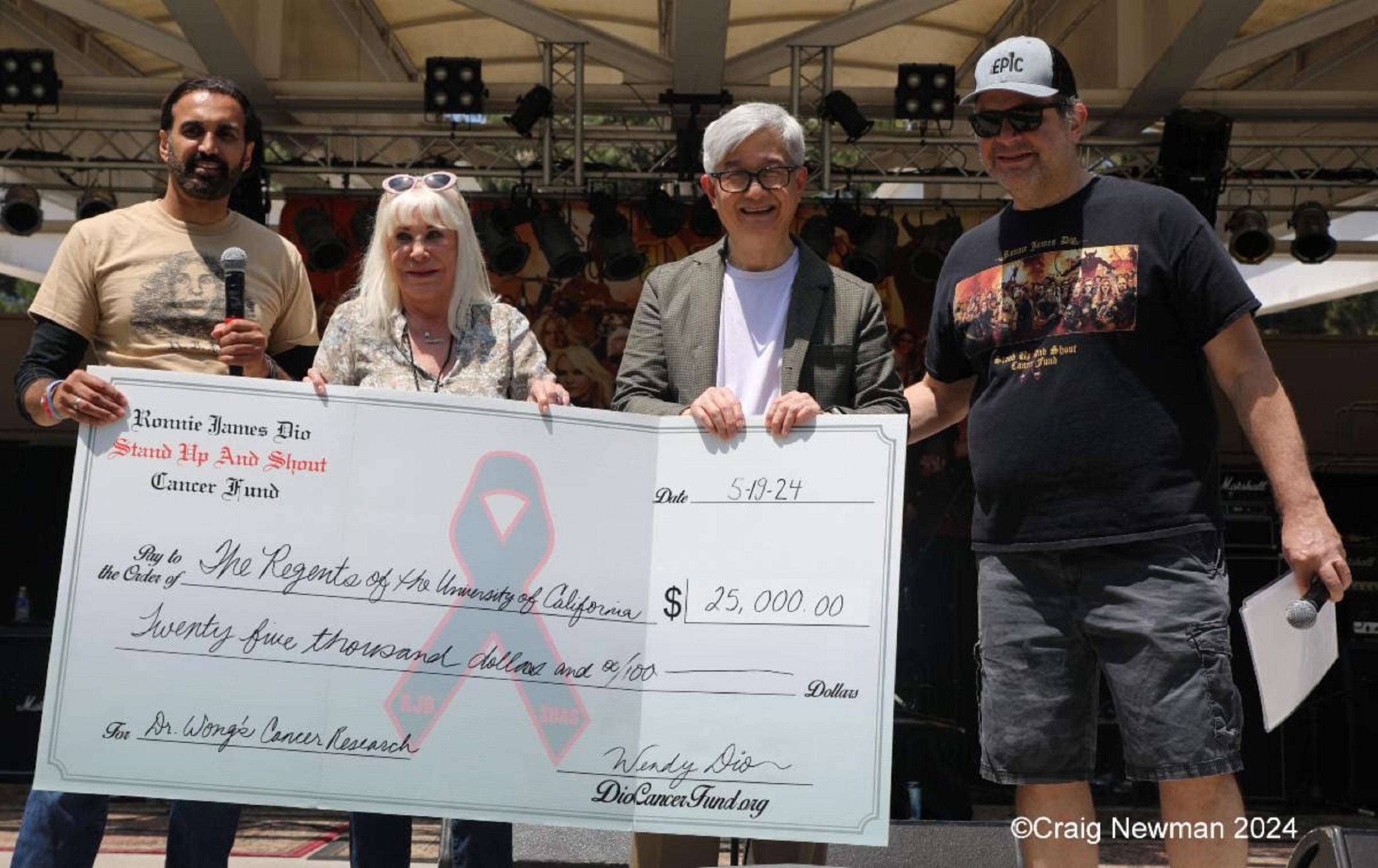 ROCK FOR RONNIE "Year of the Dragon" Concert Event Brings in $80,000 for Dio Cancer Fund