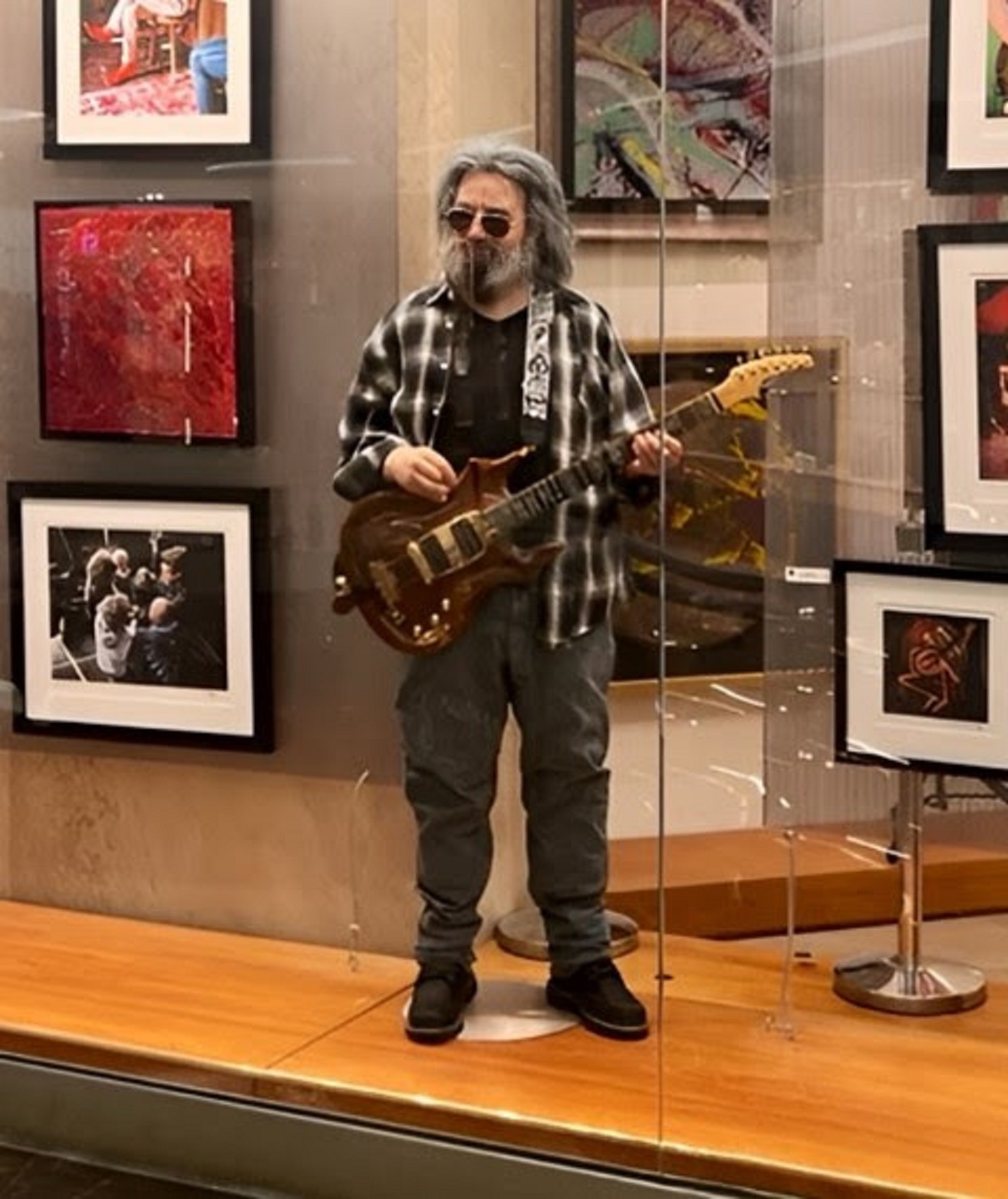 Jerry Garcia Figure Unveiled as Part of a Grateful Dead Art Exhibition in Las Vegas - Coinciding with Dead & Company Residency