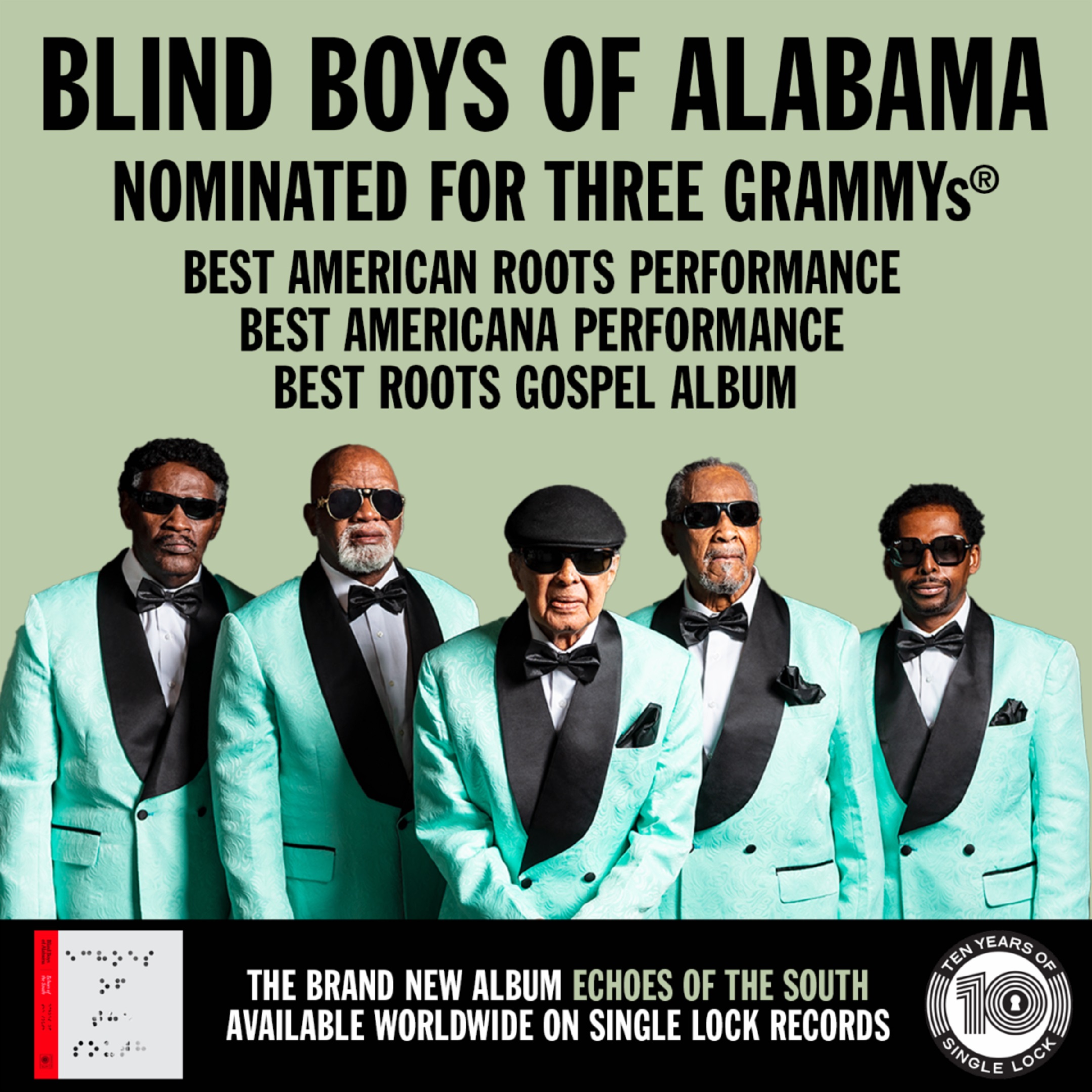 The Blind Boys of Alabama earn 3 GRAMMY nominations for Echoes of The South