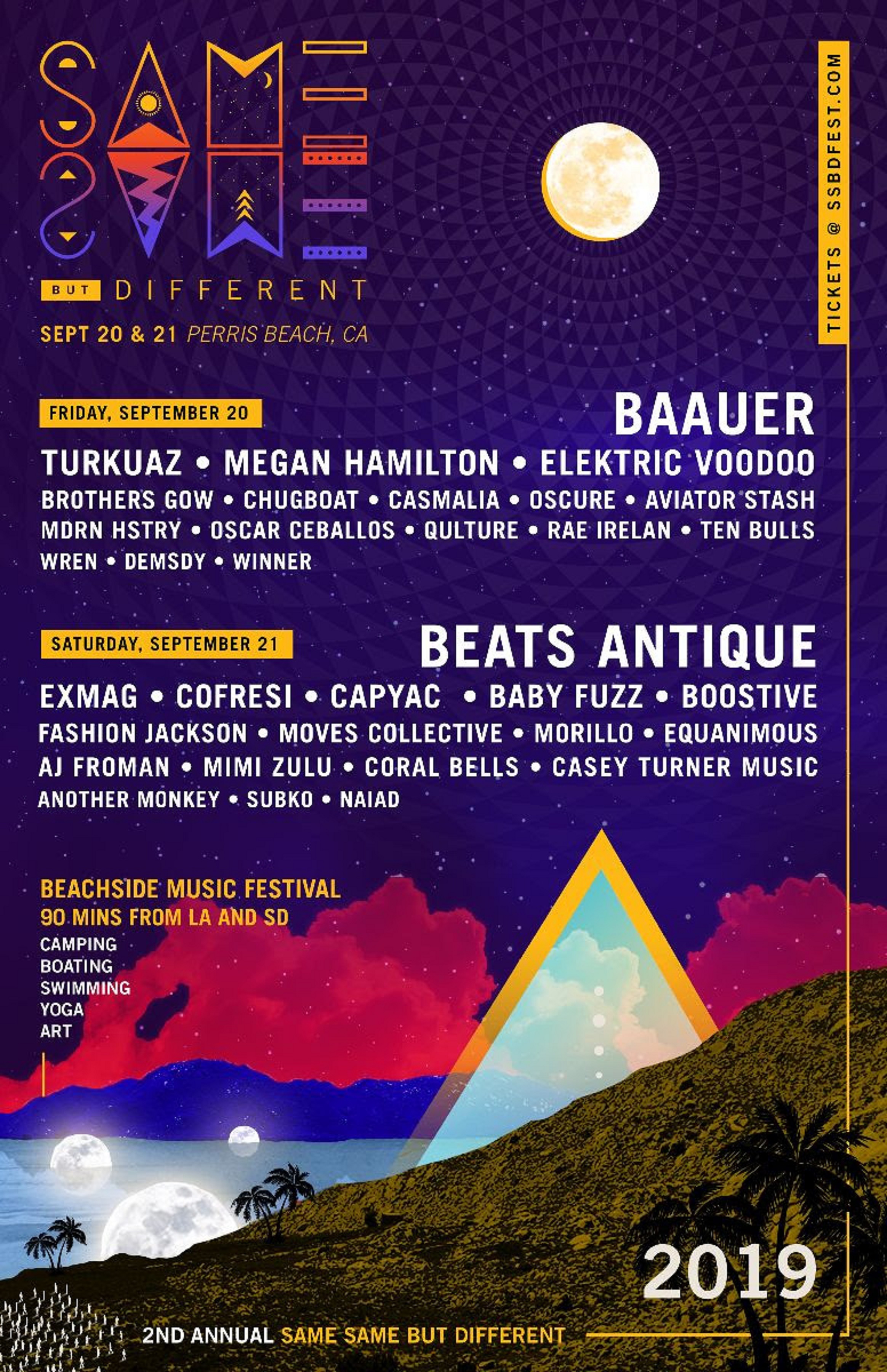 SAME SAME BUT DIFFERENT Announces Daily Lineup and Artist Additions