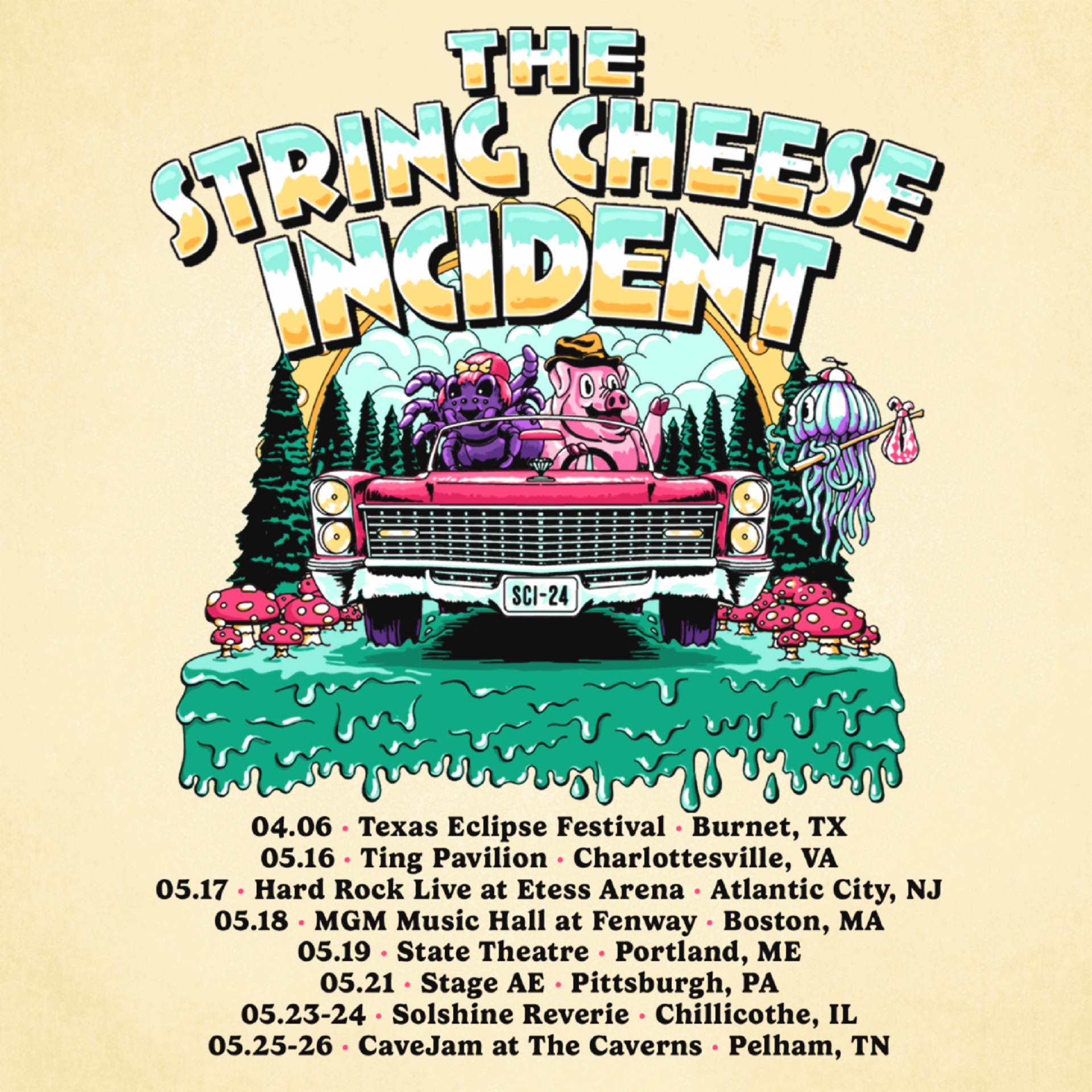 The String Cheese Incident announces initial 2024 tour dates
