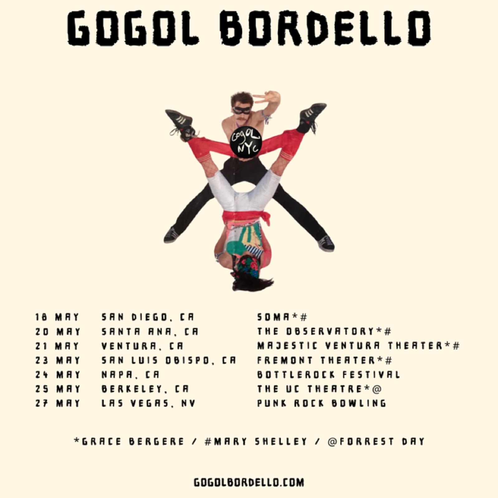 Gogol Bordello Announces West Coast Tour Kicking Off May 18