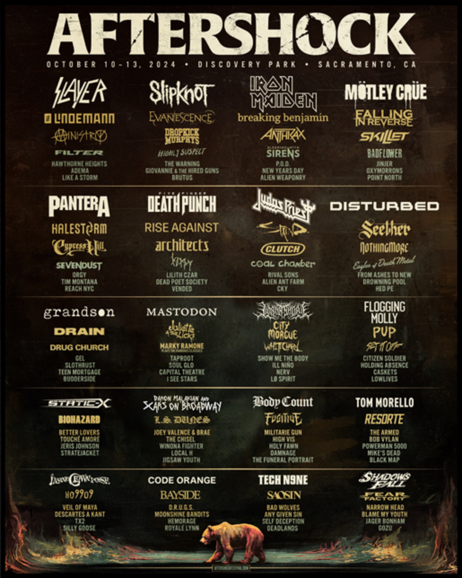 Aftershock 2024: The West Coast’s Largest Rock Festival Returns To Discovery Park In Sacramento, CA