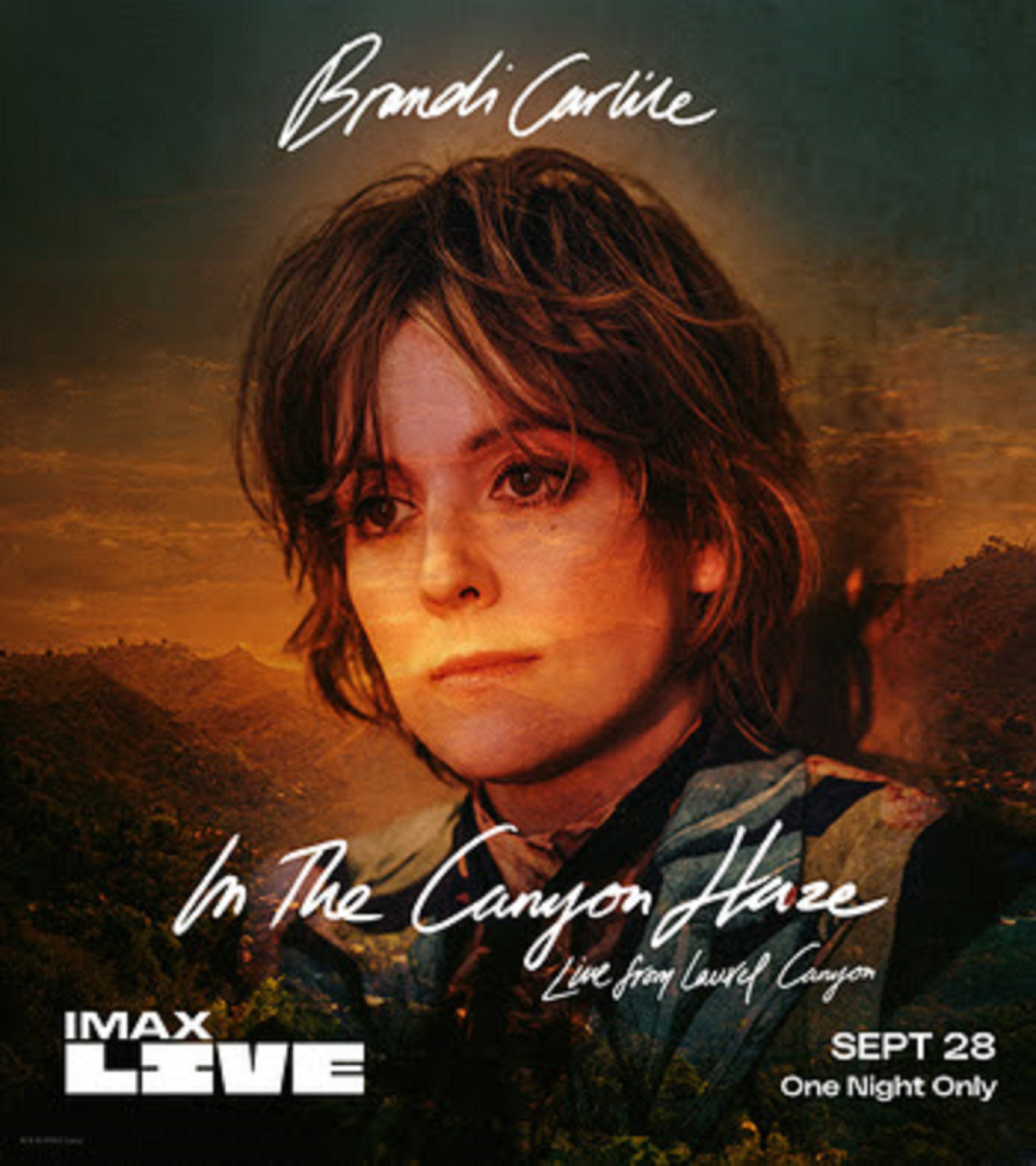 Brandi Carlile confirms exclusive IMAX Live concert experience “Brandi Carlile: In The Canyon Haze - Live from Laurel Canyon” on September 28