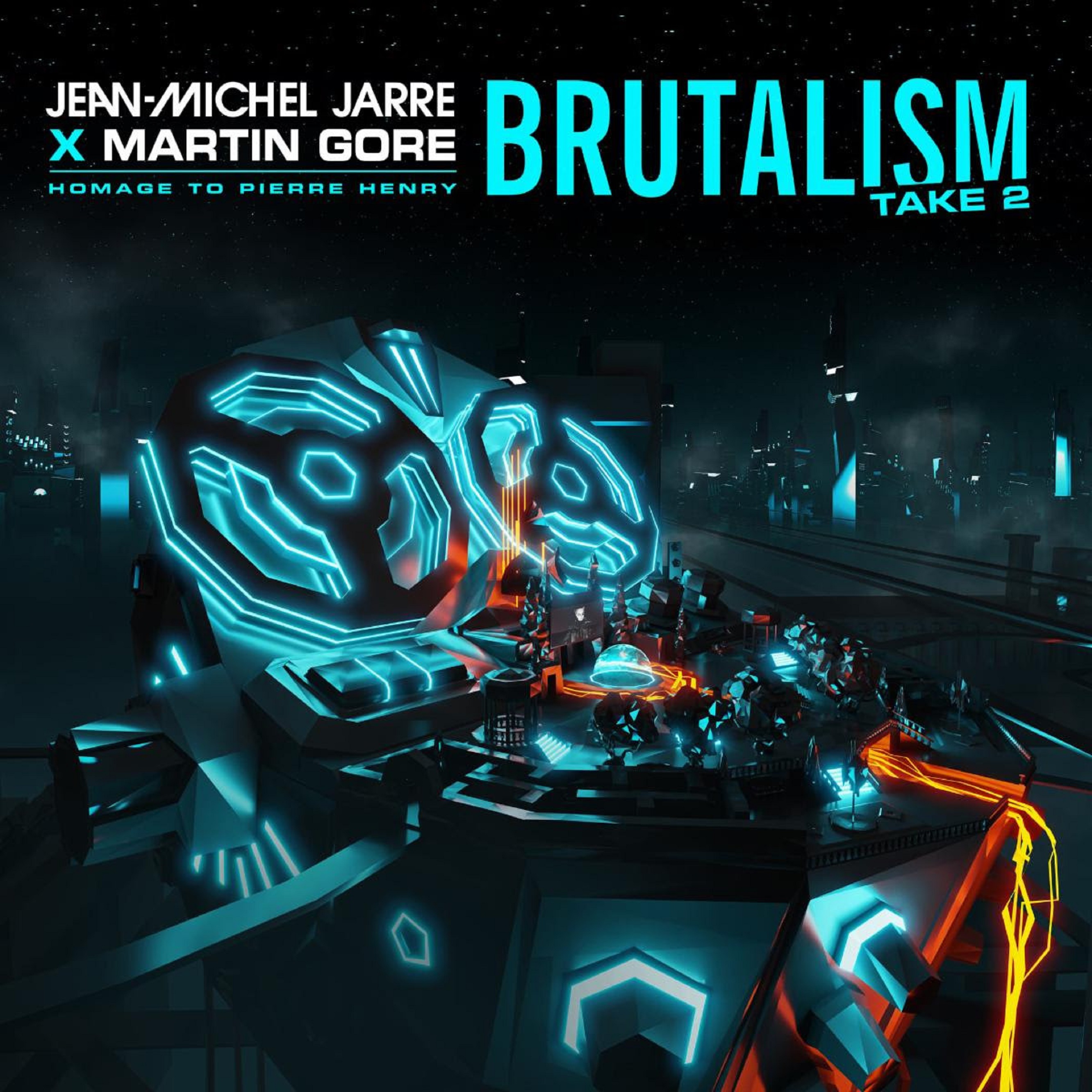 Jean-Michel Jarre x Martin Gore New Single "BRUTALISM TAKE 2" Out Today, September 9