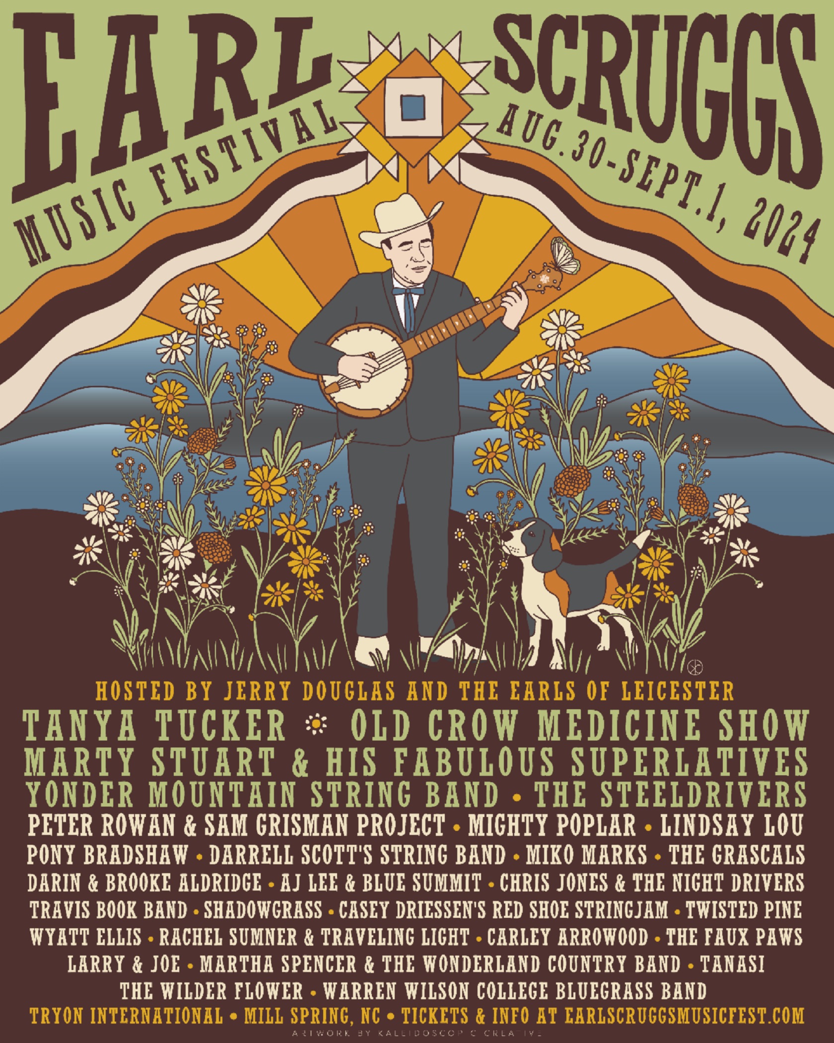 EARL SCRUGGS MUSIC FESTIVAL Shares 2024 Lineup