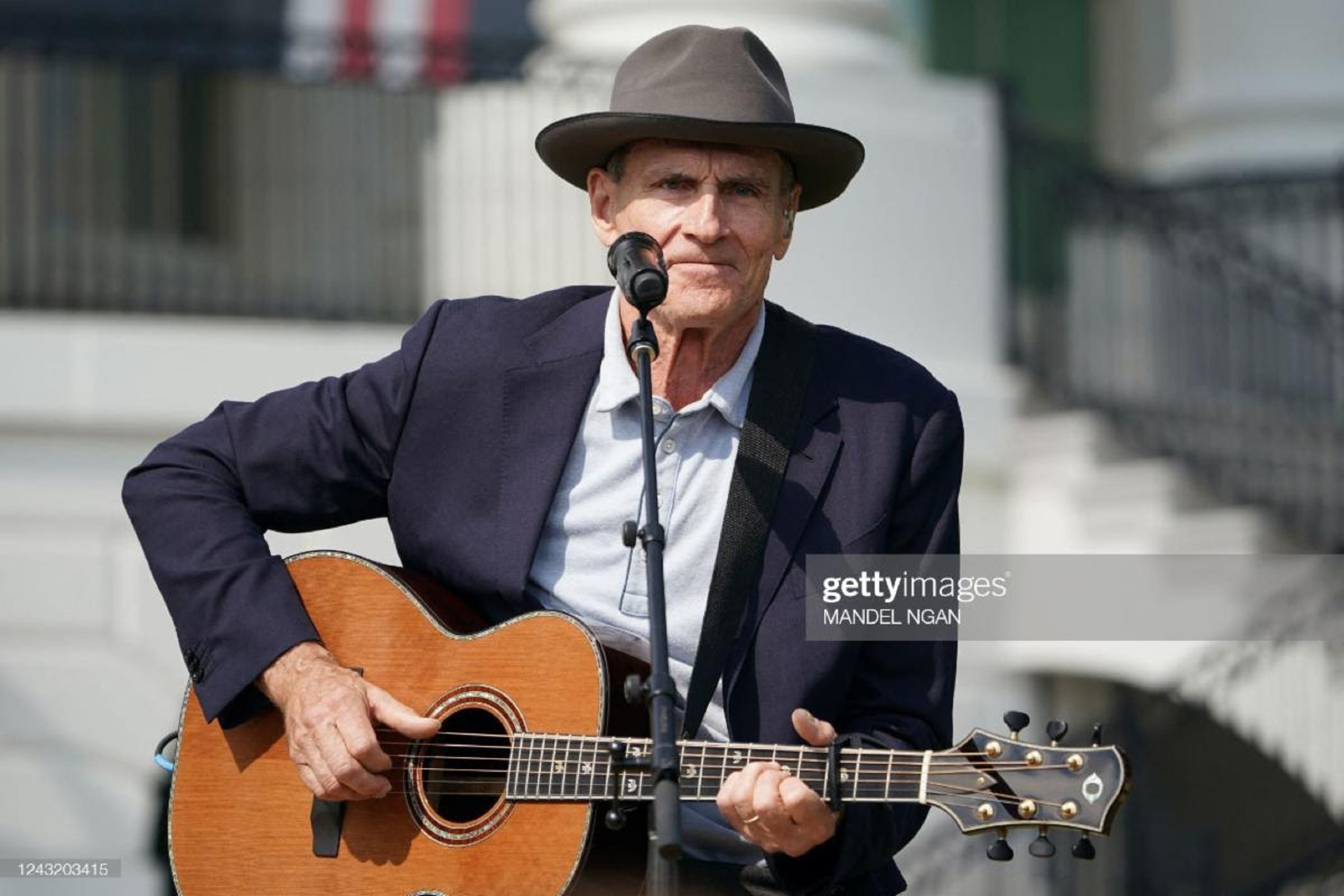 James Taylor Performs at the White House in Celebration of the Inflation Reduction Act of 2022