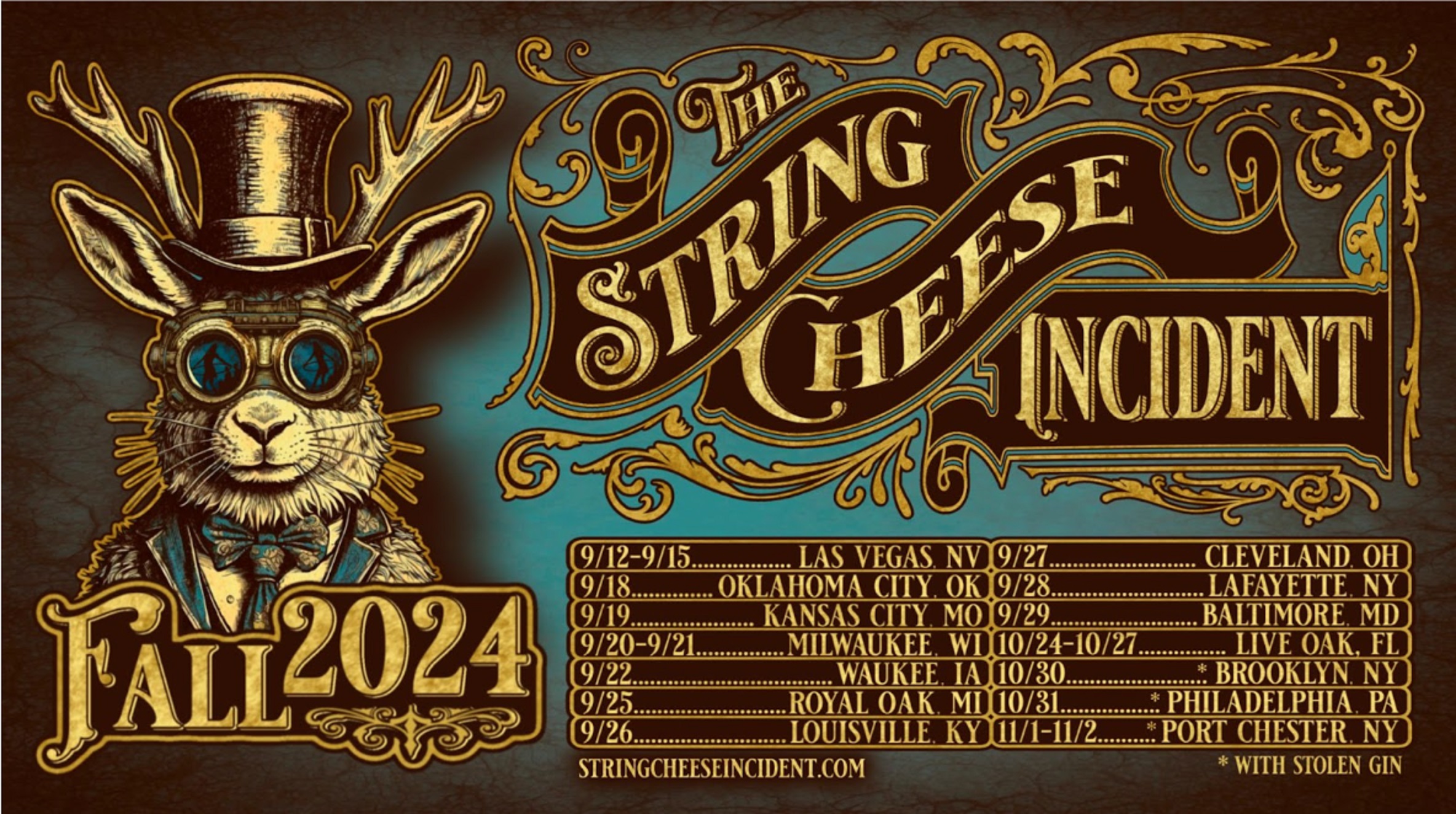 The String Cheese Incident announces 2024 Fall Tour