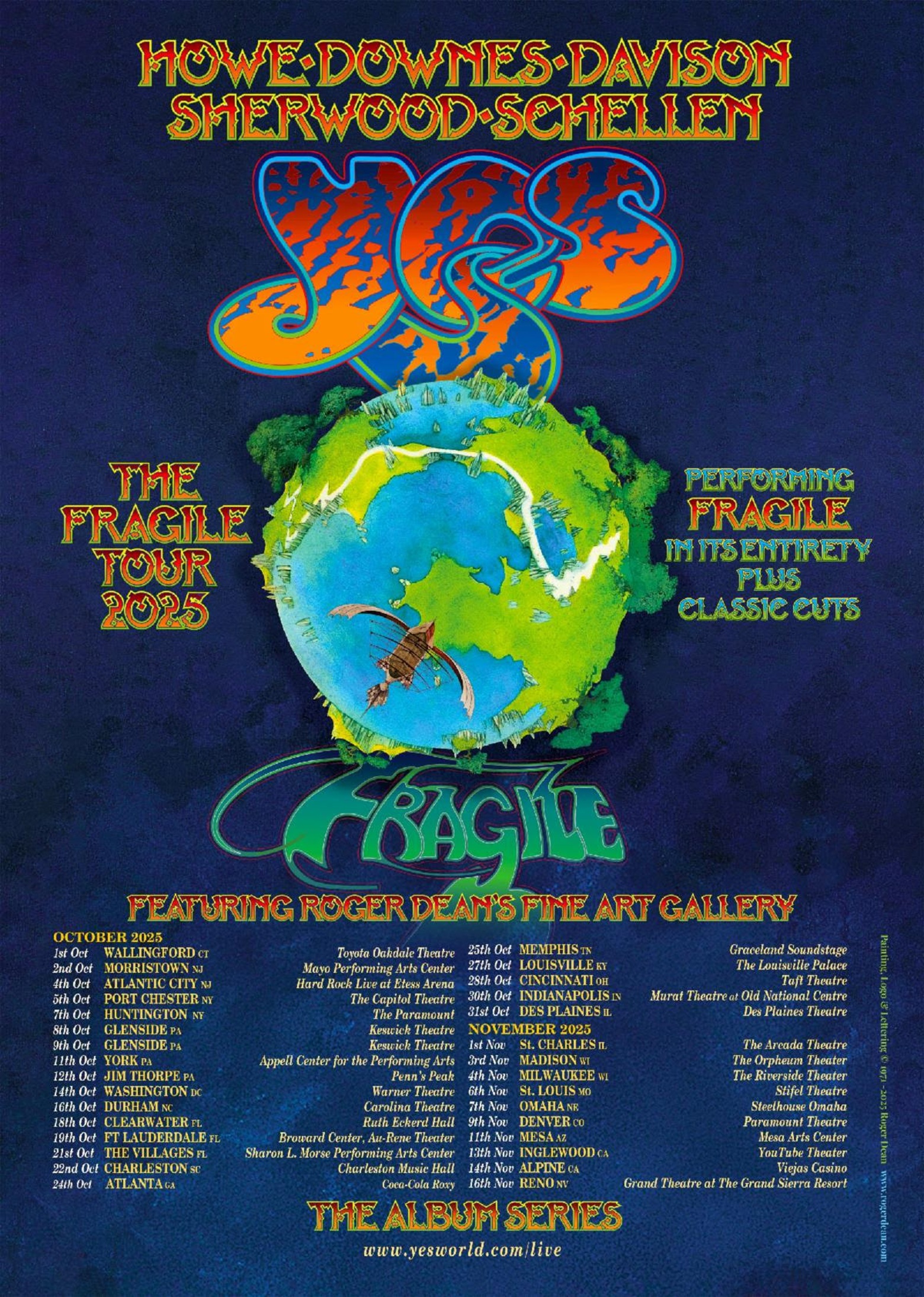 YES Announce “The Fragile Tour 2025, The Album Series”
