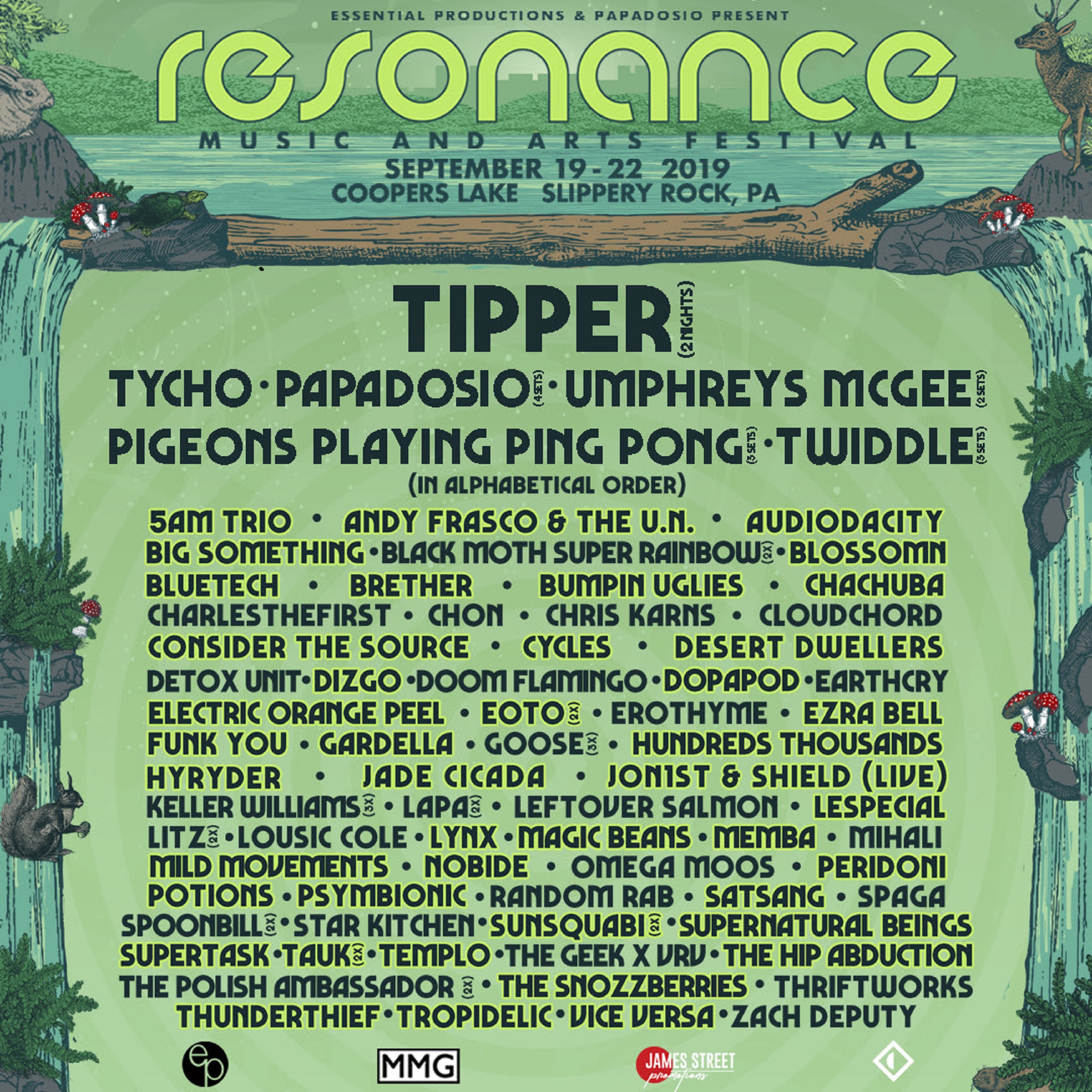 Image result for resonance music festival 2019 lineup