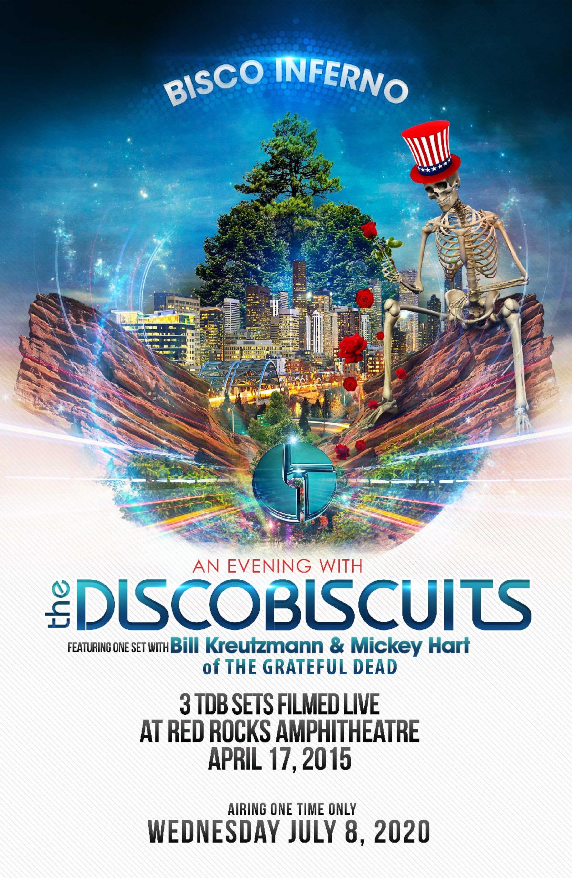 The Disco Biscuits To Air One Time Only Performance From Red Rocks With Mickey Hart And Bill Kreutzmann