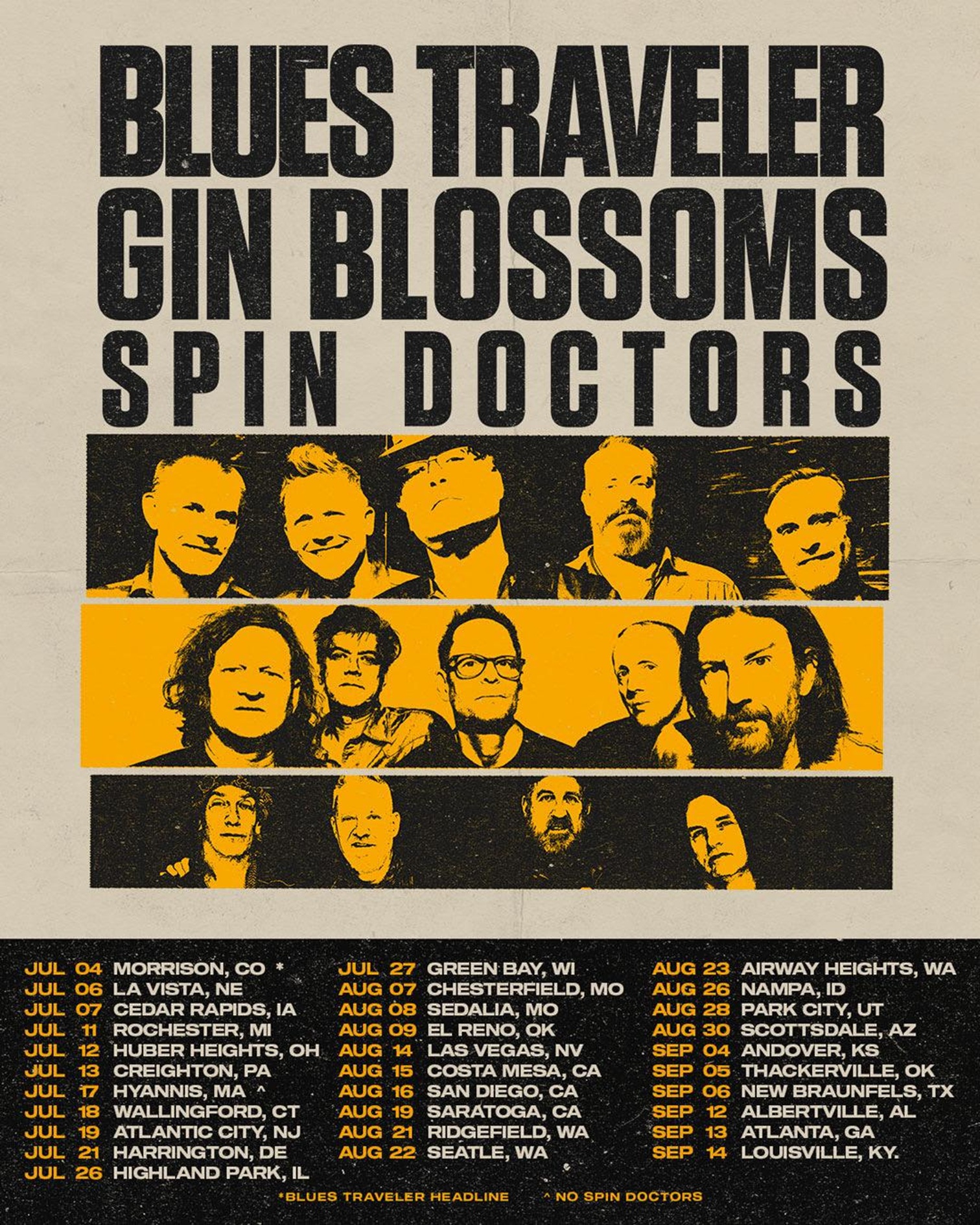 Blues Traveler & Gin Blossoms Launch Summer Tour with Sold-Out Red Rocks Show