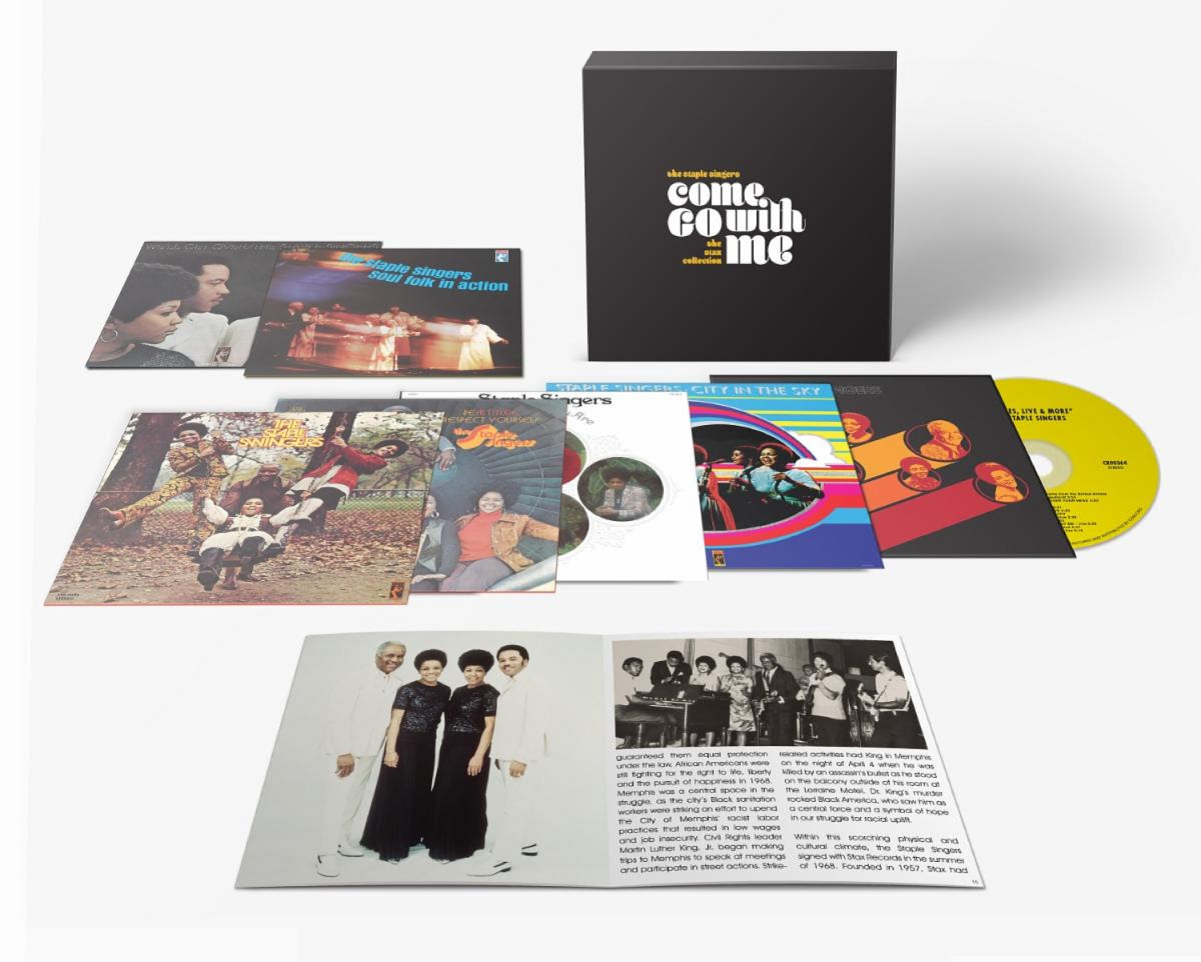 The Staple Singers’ ‘Come Go With Me: The Stax Collection’ available as 7-CD box set
