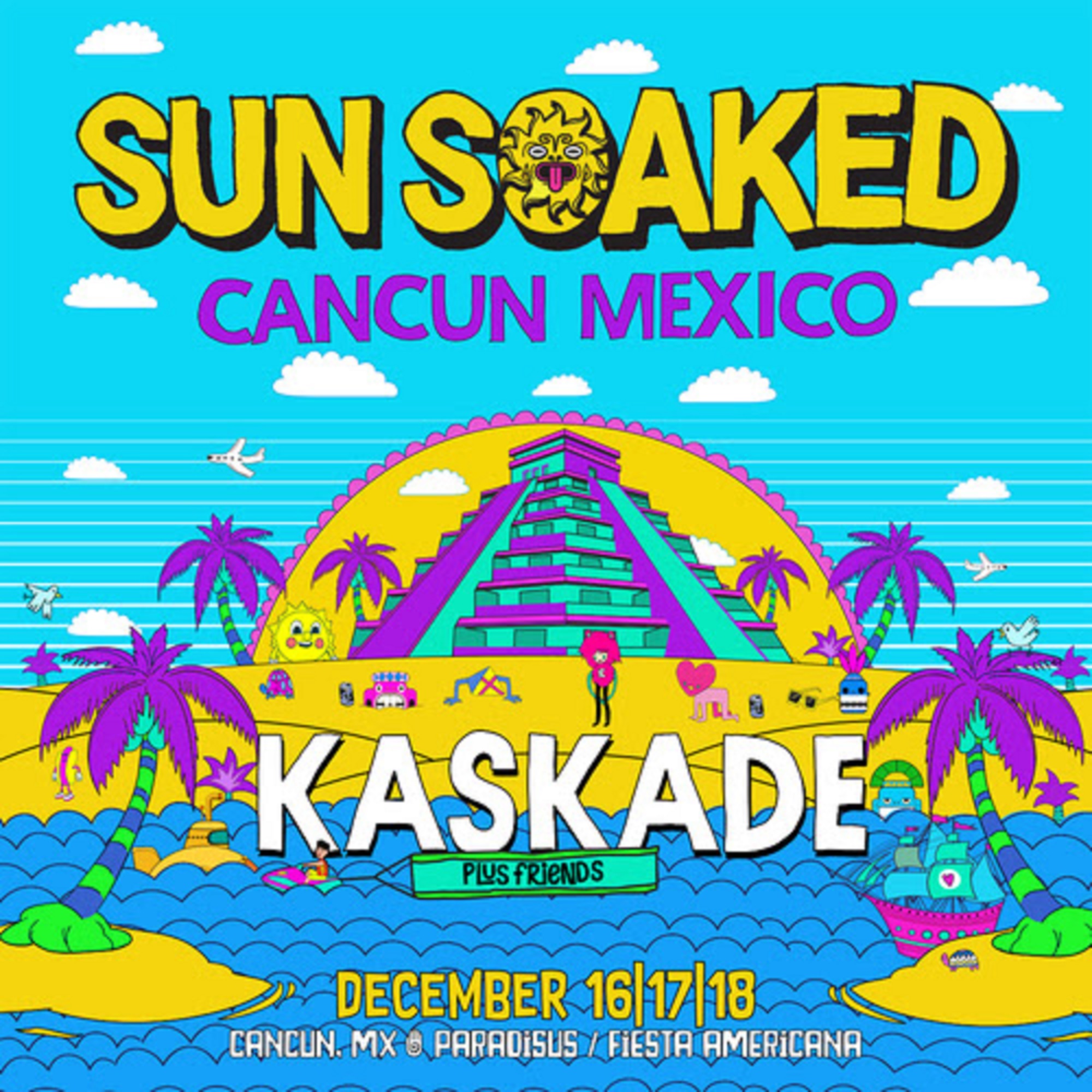 Kaskade and Festication announce the debut of Kaskade’s Destination Festival Sun Soaked in Cancún, Mexico
