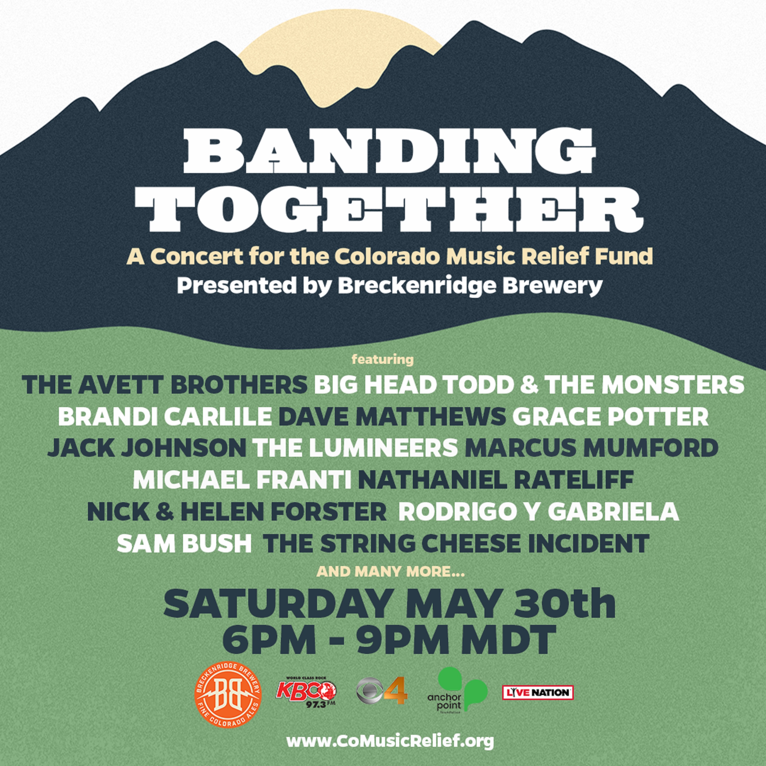 Grace Potter, Jack Johnson, Marcus Mumford and More Join 'Banding Together' Virtual Concert