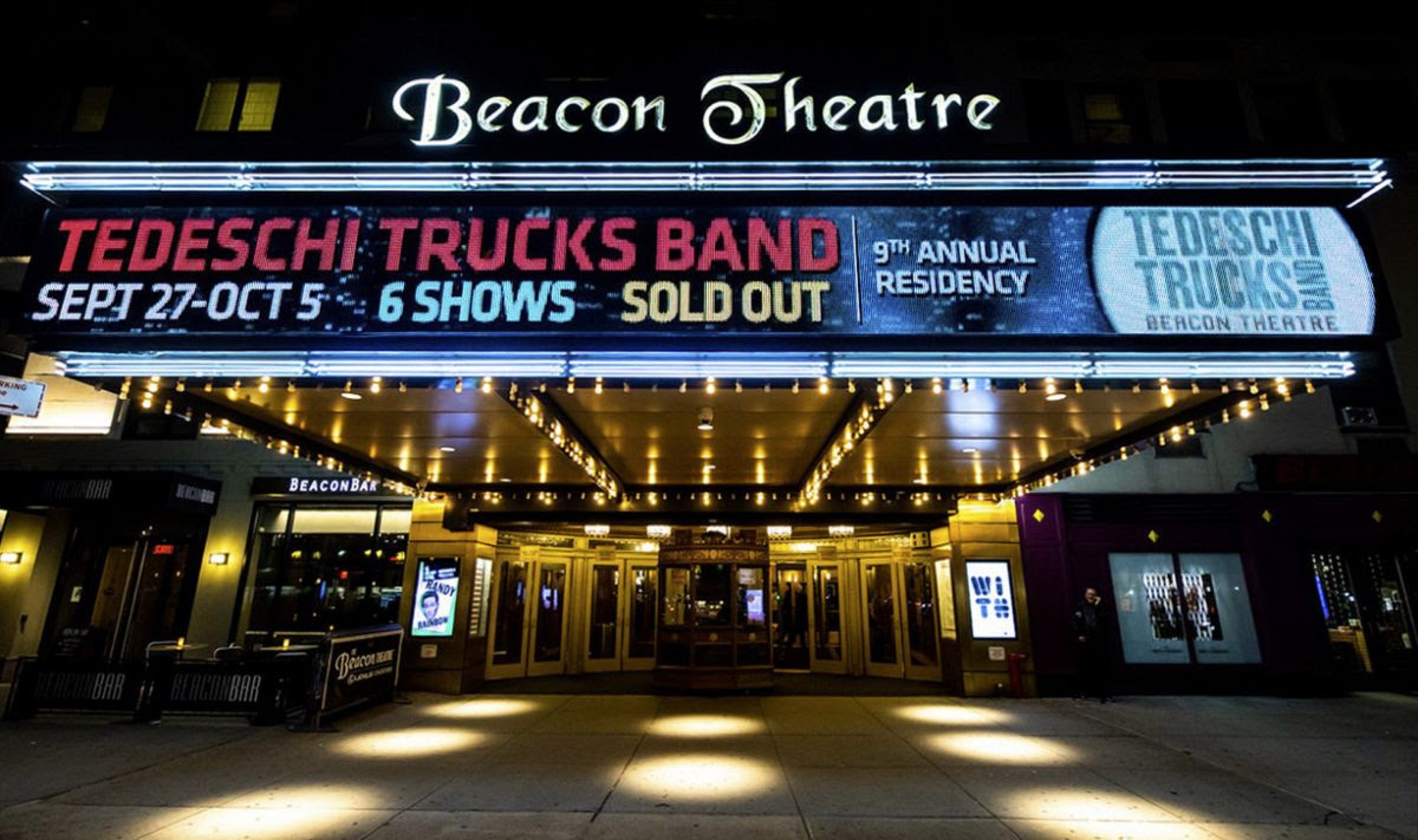 TEDESCHI TRUCKS BAND Announces Beacon Theatre Pay-Per-View Re-Broadcasts Oct 22 & 29