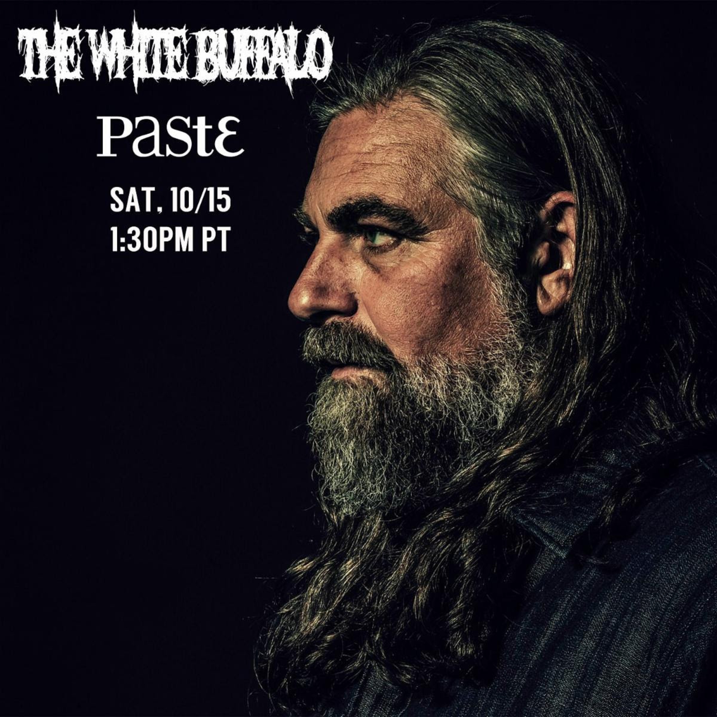 Watch The White Buffalo Perform Live at Rebels & Renegades Festival, Today, Oct 15 at 1:30p PT/4:30p