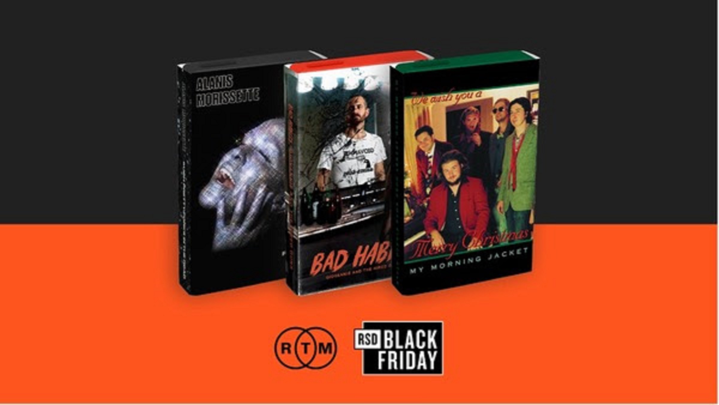 This Friday: My Morning Jacket, Alanis Morissette & Giovannie and the Hired Guns albums available on cassette for the first time ever for RSD Black Friday