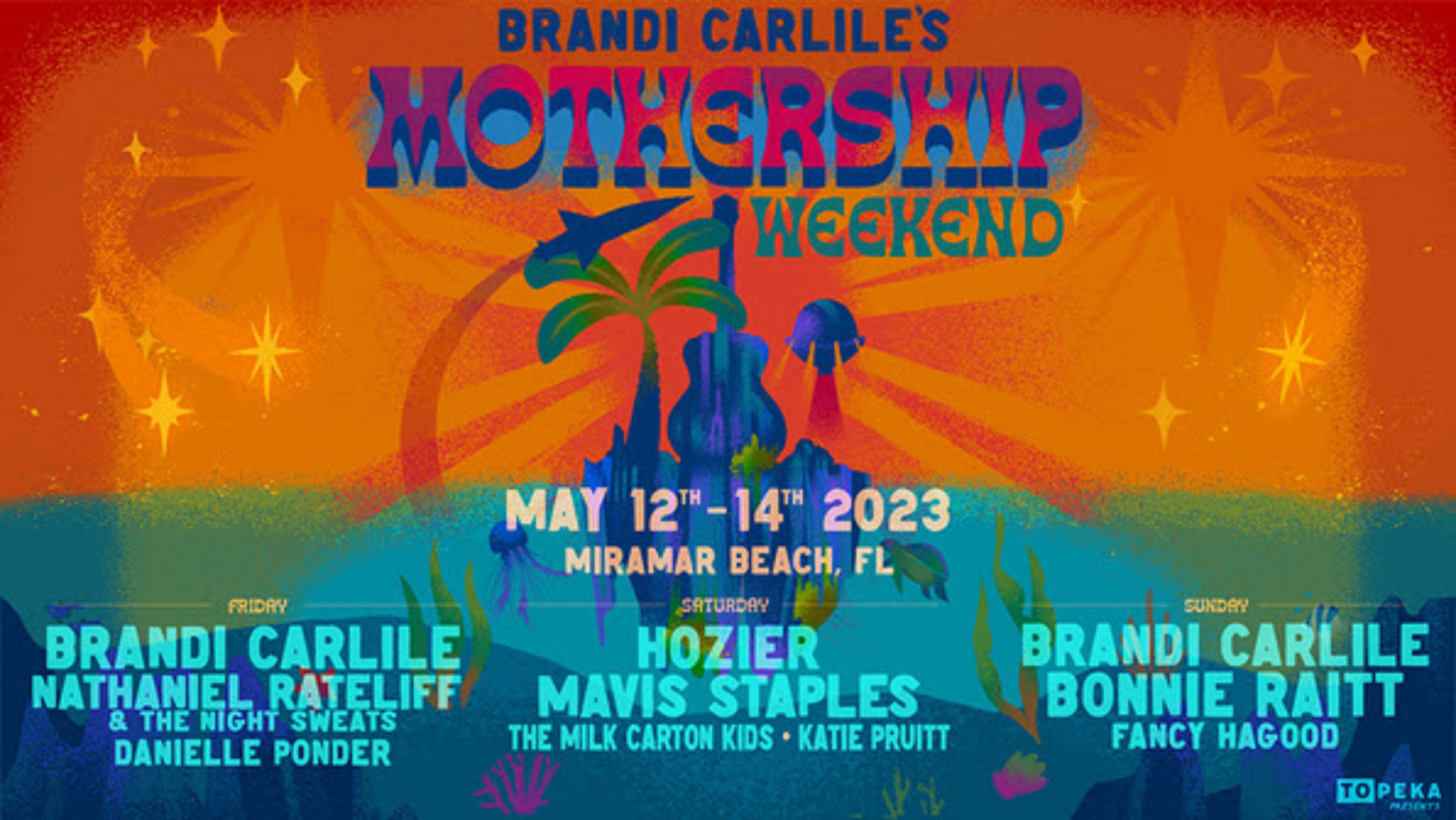 “Brandi Carlile’s Mothership Weekend” to take place May 12-14 in Miramar Beach, FL