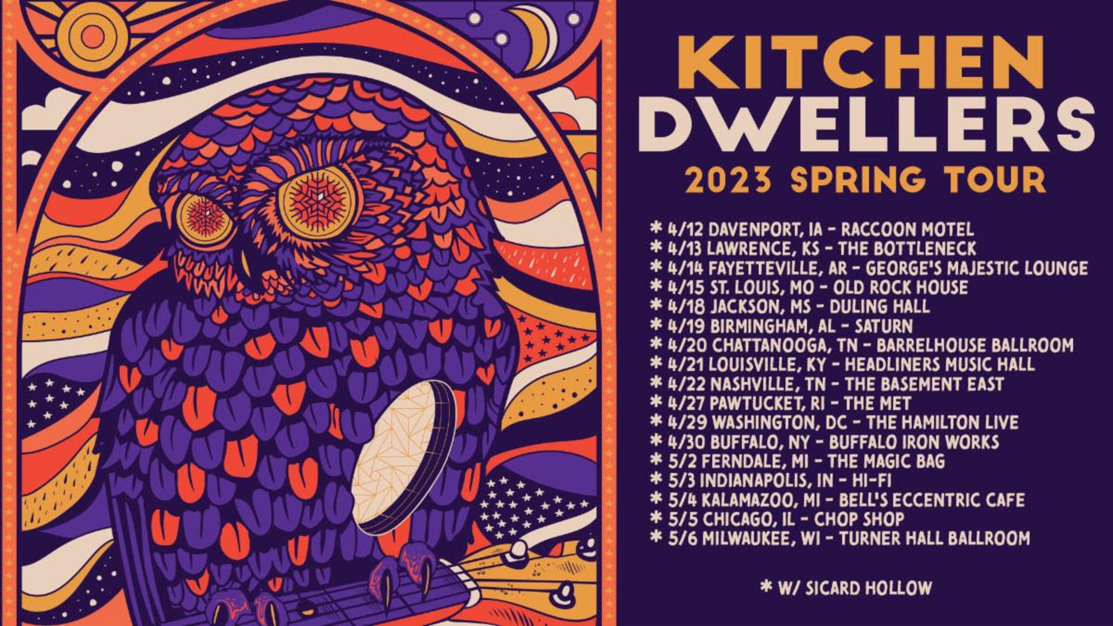 Kitchen Dwellers announce spring 2023 tour dates